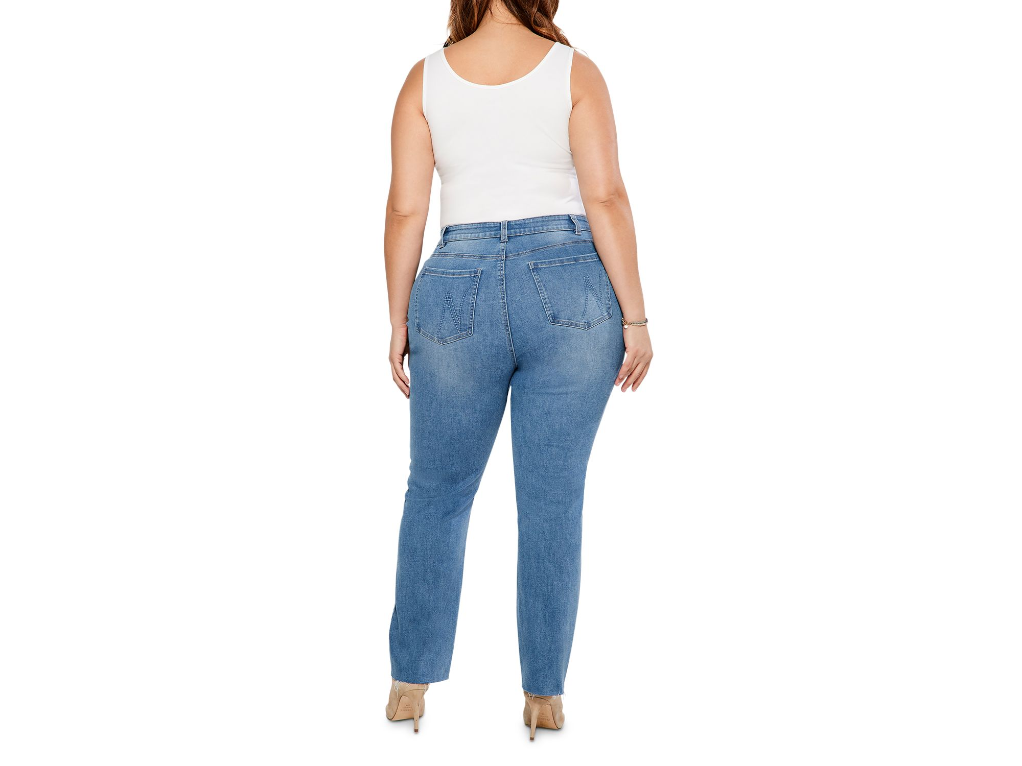 Mid Rise Ankle Jeans in Horizon — Image 5