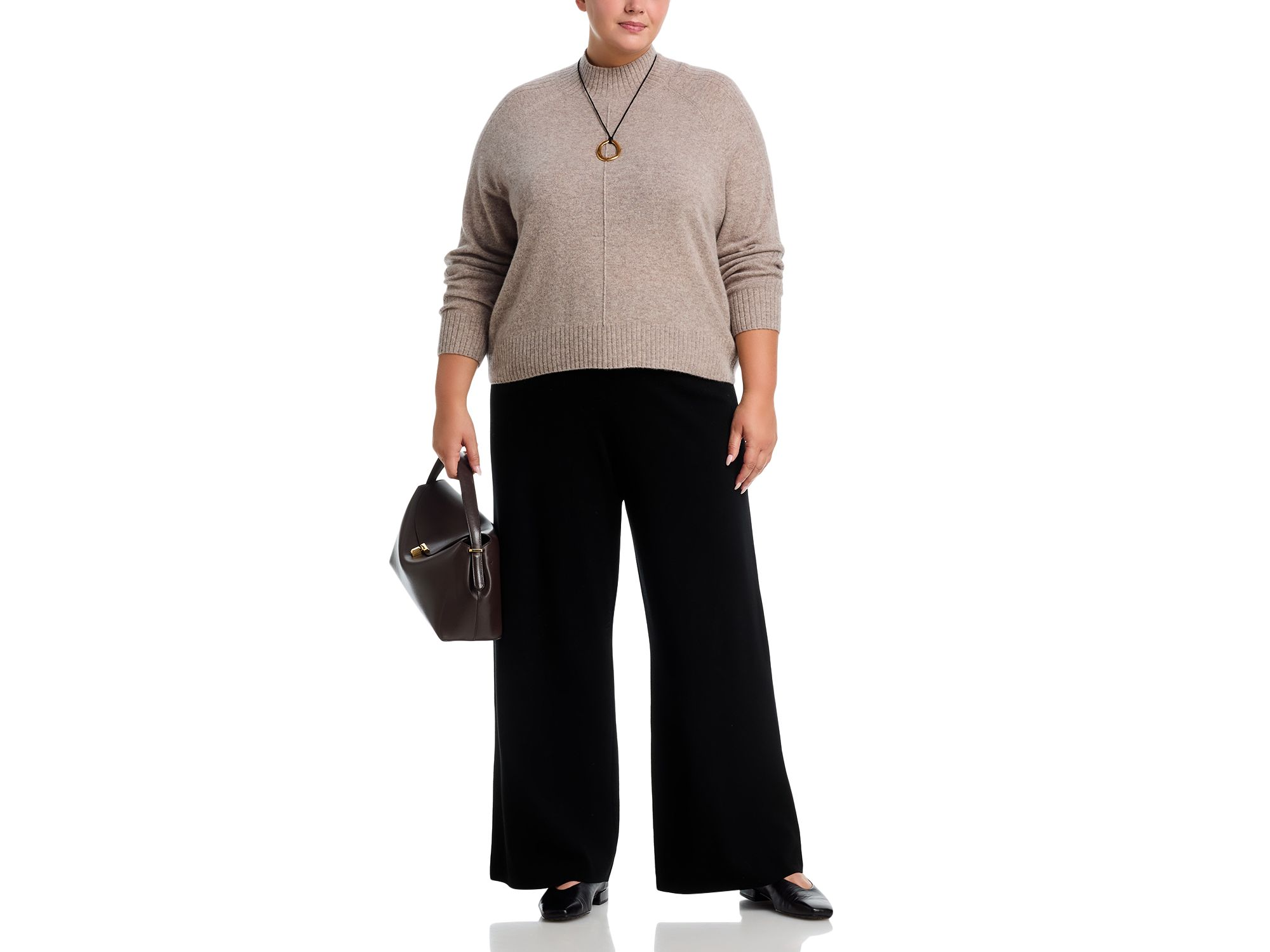 100% Cashmere Mock Neck Sweater - Exclusive — Image 7