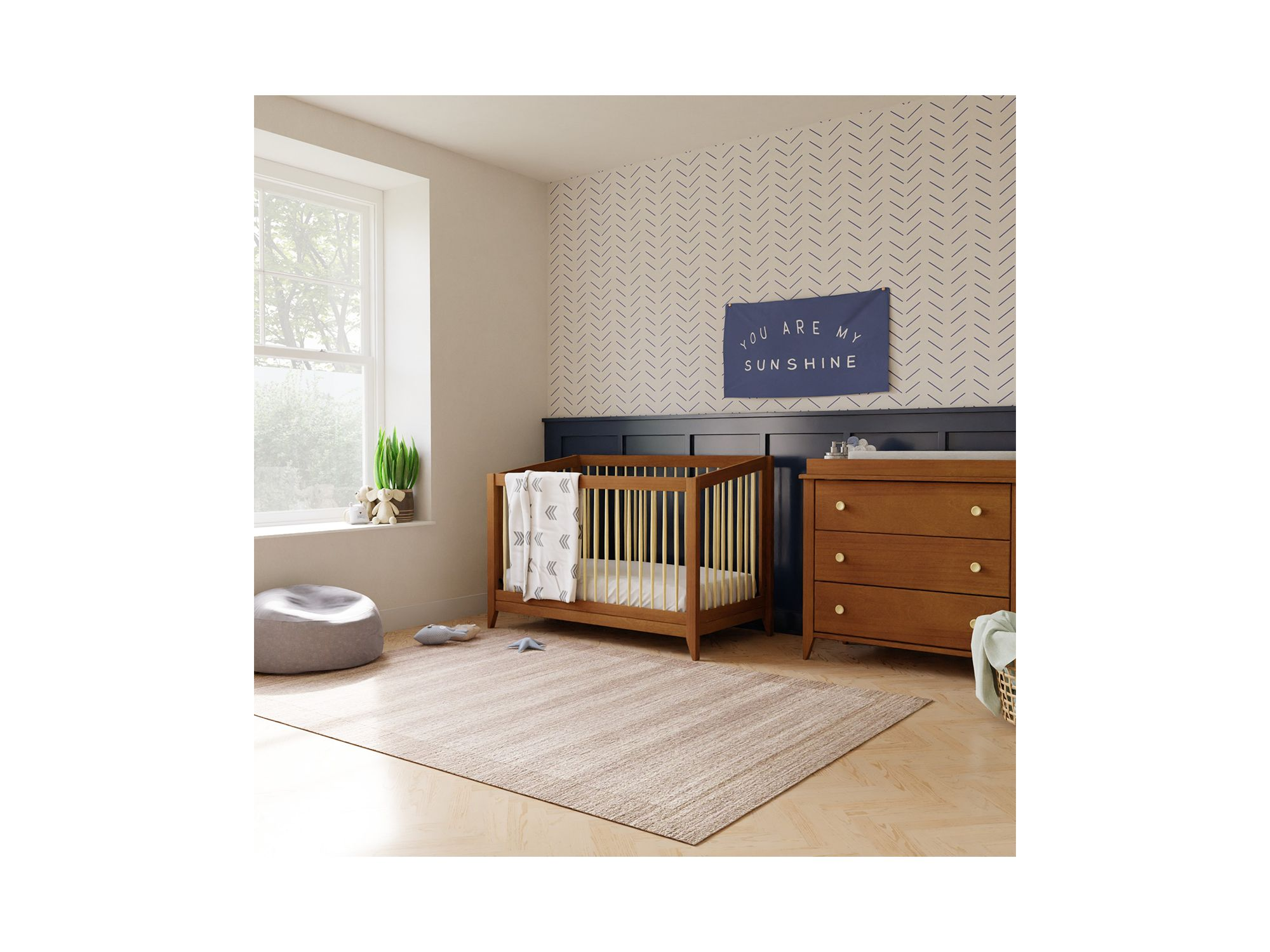 Sprout 4 in 1 Convertible Crib with Toddler Bed Conversion Kit — Image 3