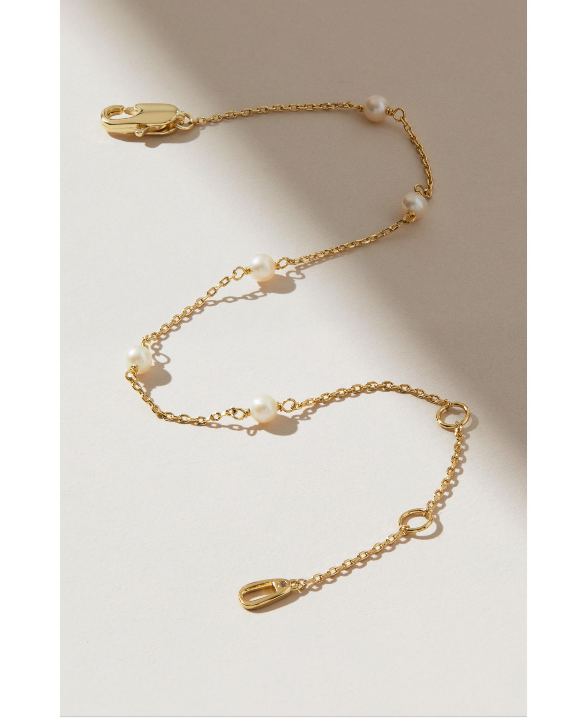 Adelie Pearl Station Bracelet — Image 4