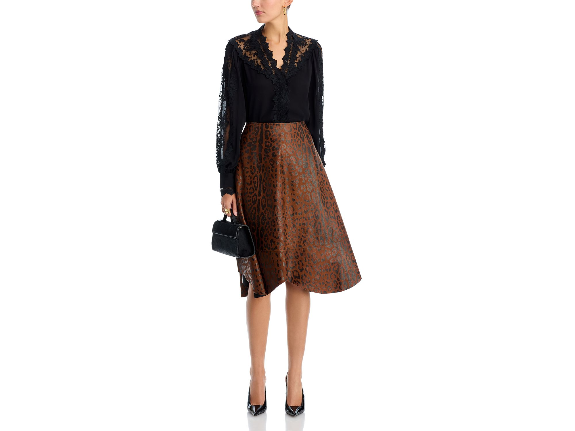 Miguel Lace Inset Blouse — Image 4