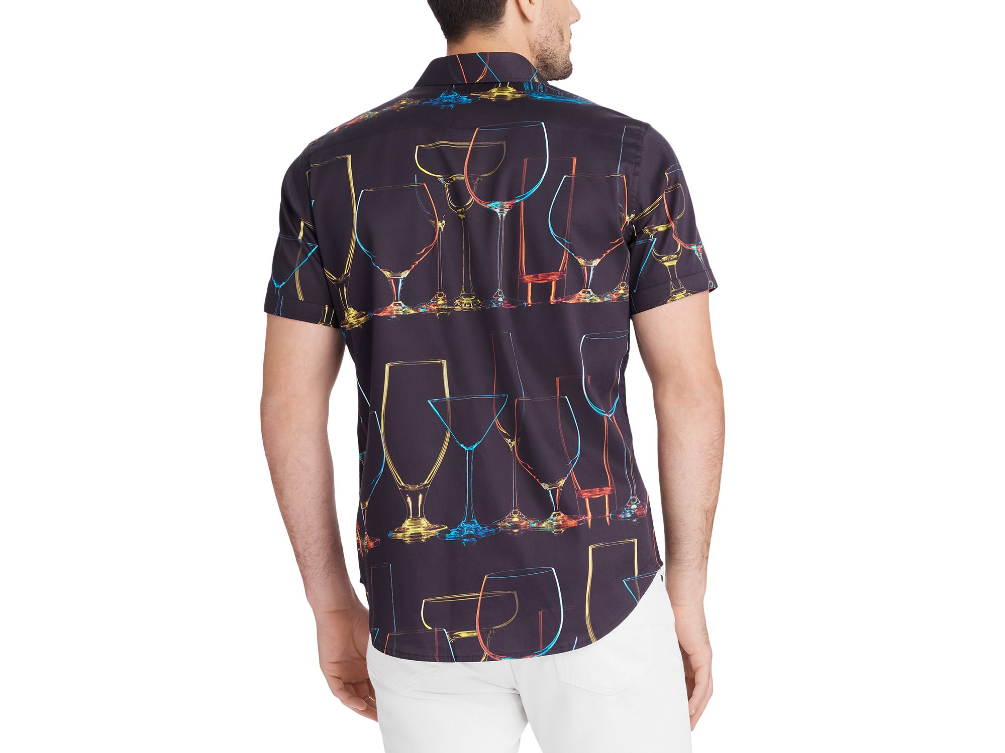 Neon Nights Short Sleeve Woven Shirt — Image 4