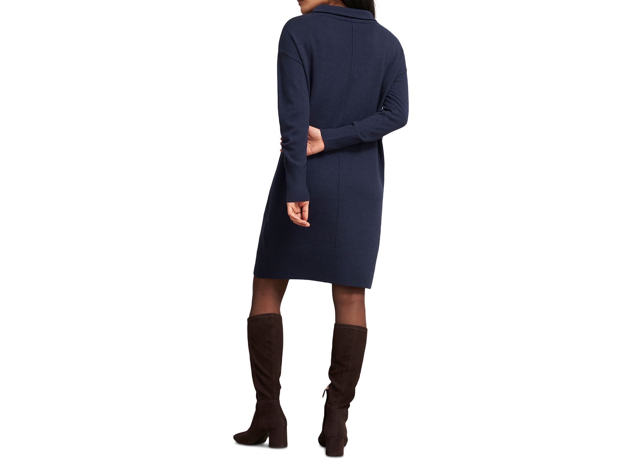 Petites Audrey Roll Neck Dress — Image 5