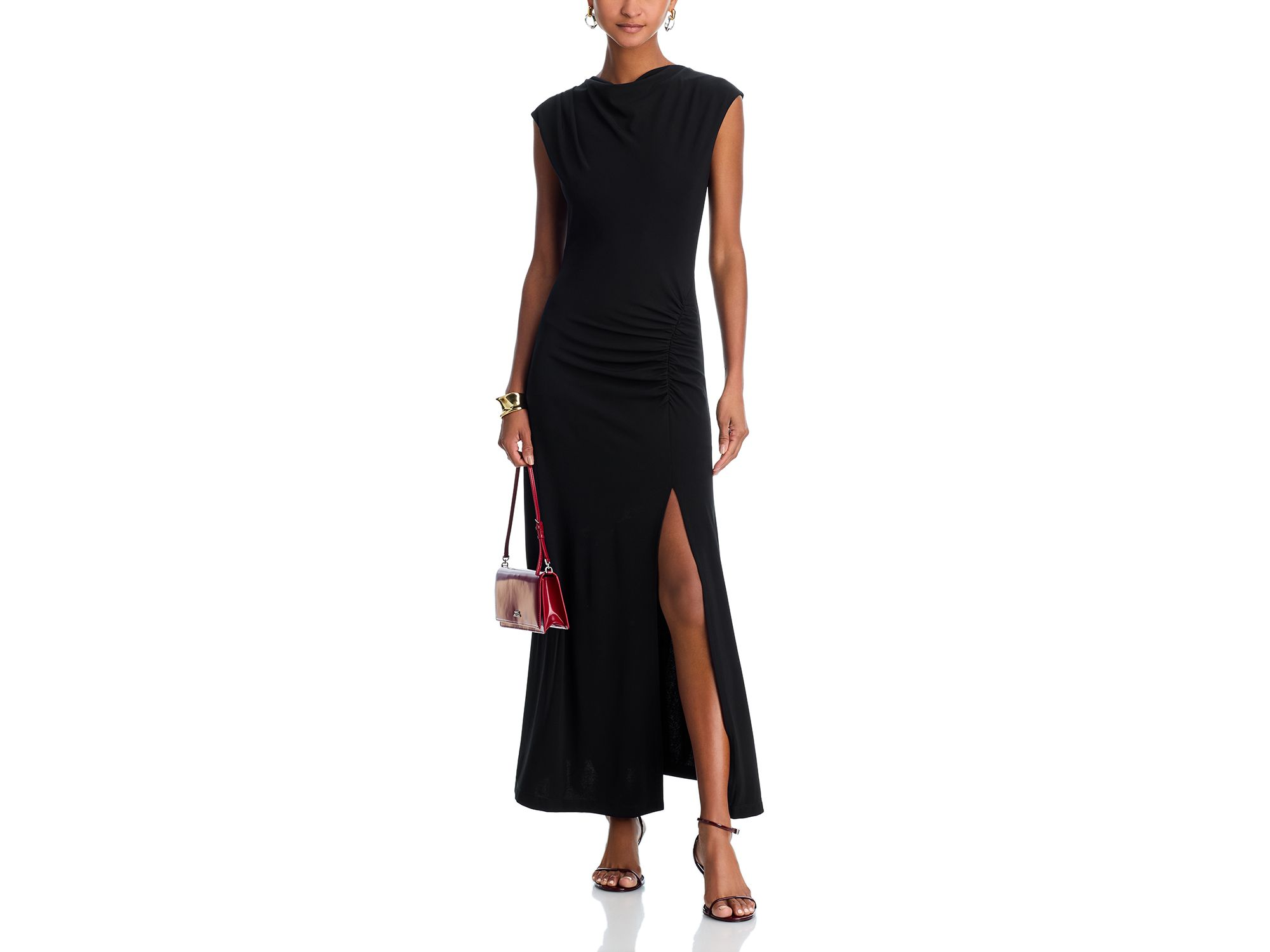 Rachel Ruched Knit Dress — Image 3