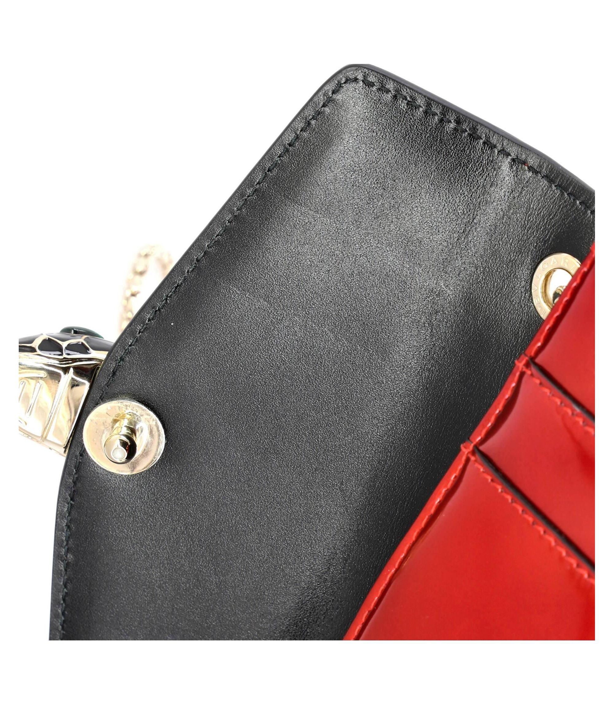 Small Serpenti Forever Square Shoulder Bag Metallic Leather — Image 4