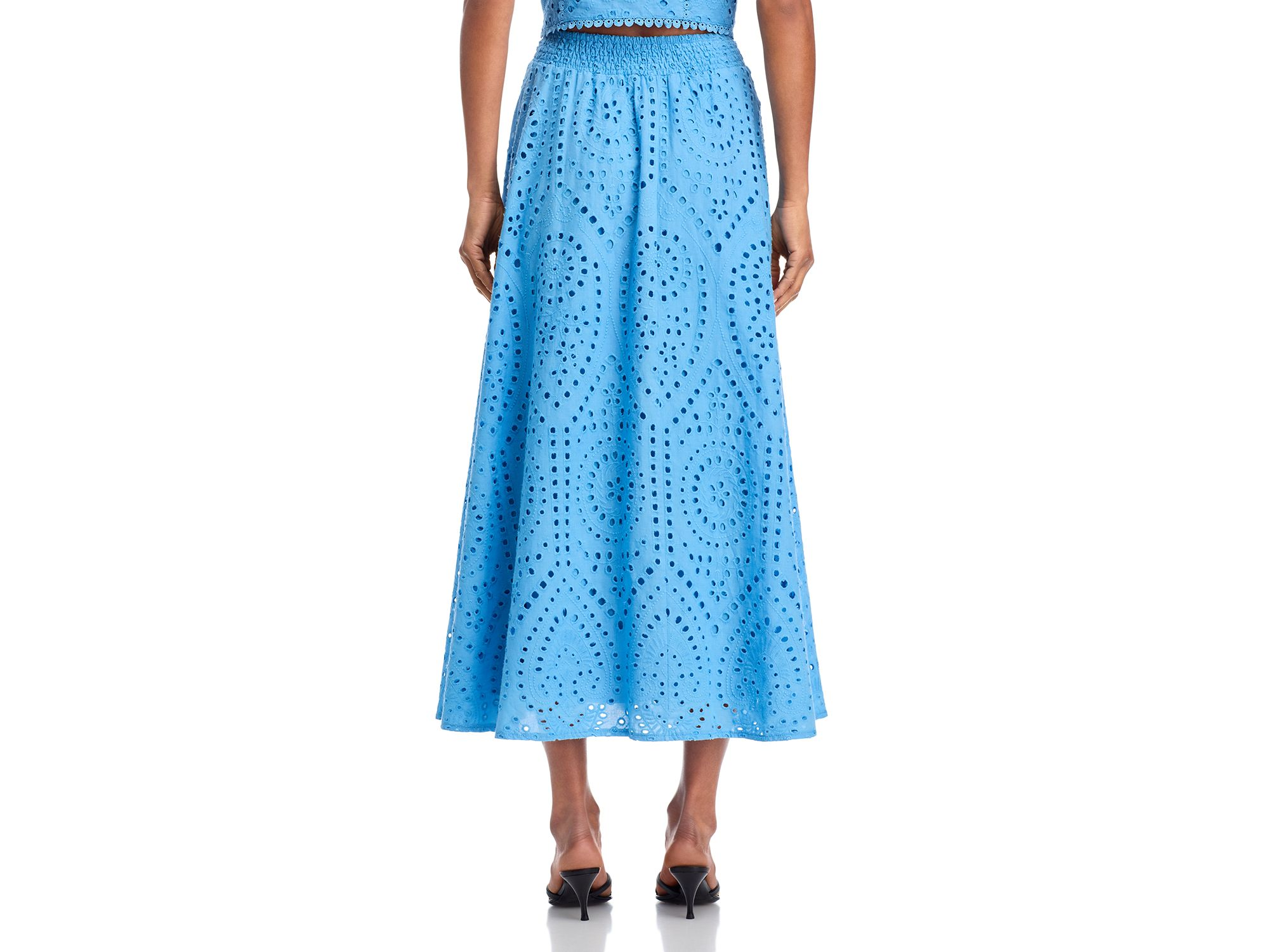 Eyelet Skirt - Exclusive — Image 3
