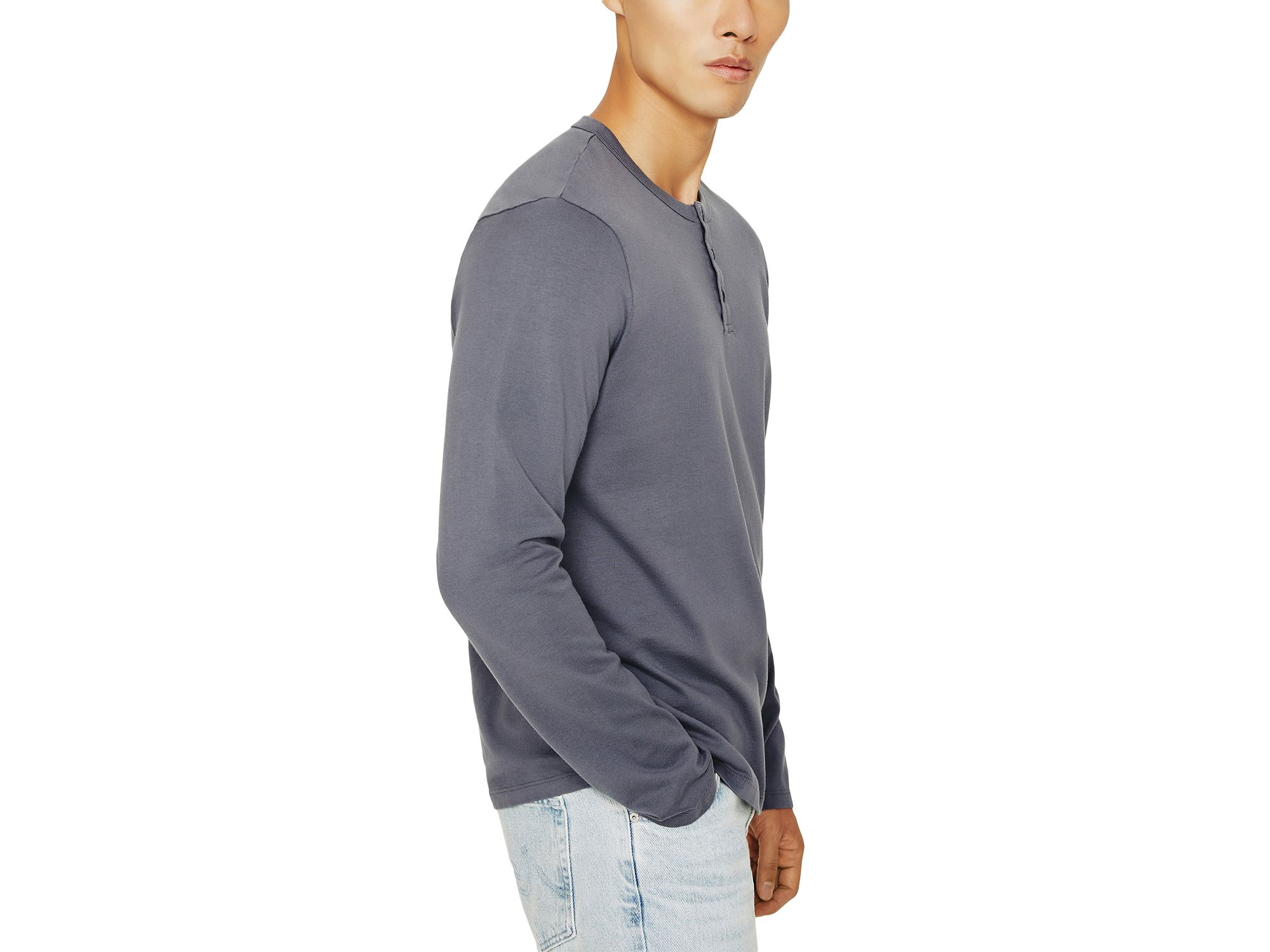 Regular Fit Henley Shirt — Image 5
