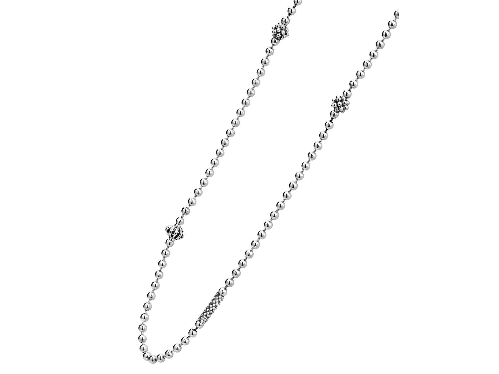 Sterling Caviar Icon Necklace, 16" — Image 4