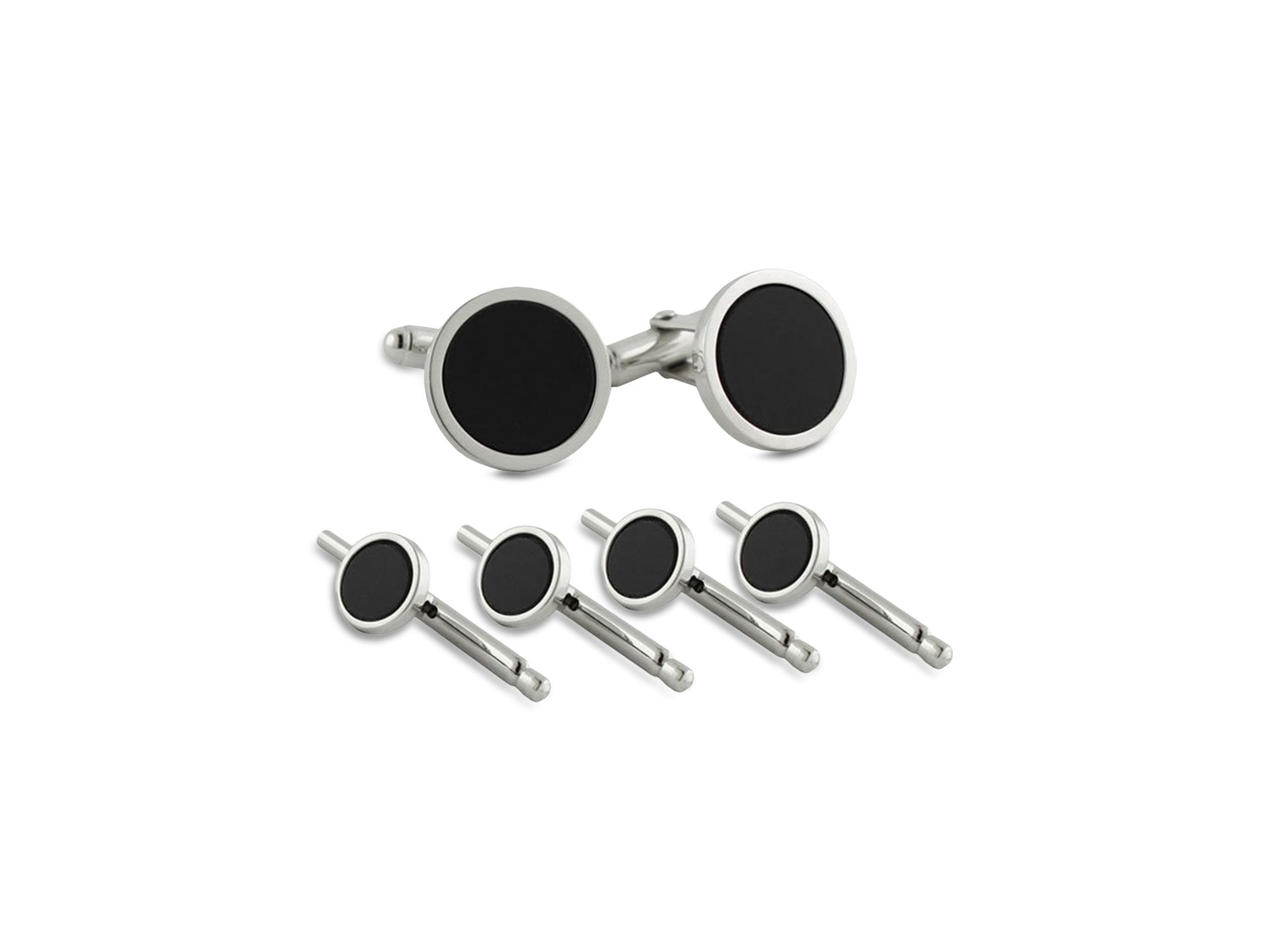 Onyx Stud and Cufflink Set — Image 3