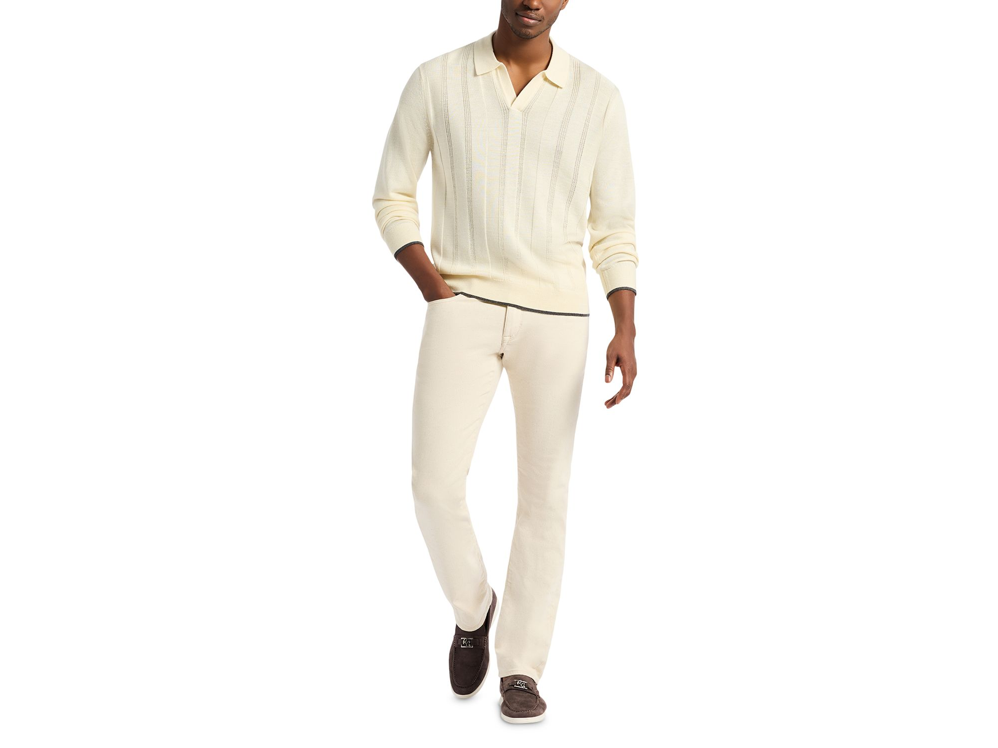 Fenmore Sweater Polo Shirt — Image 6