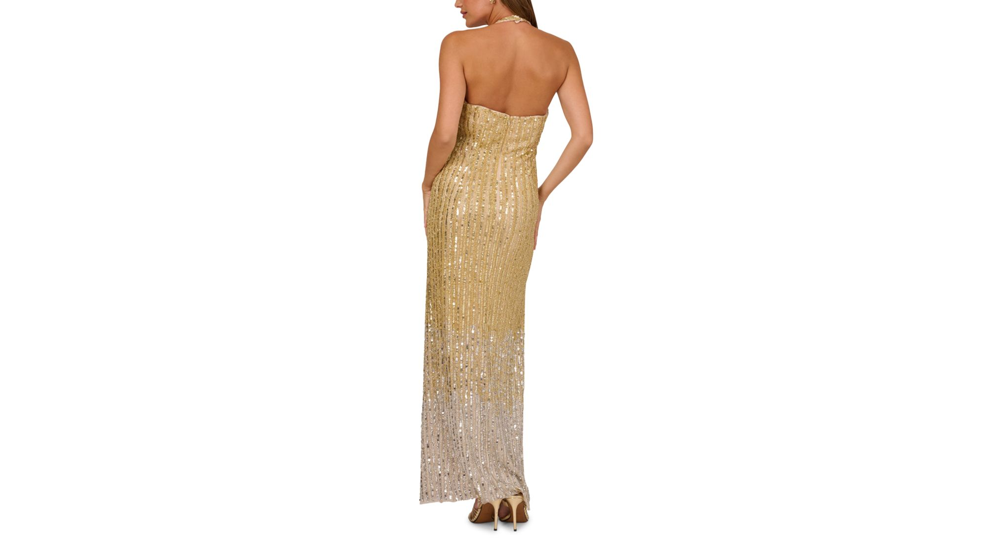Beaded Halter Dress — Image 6