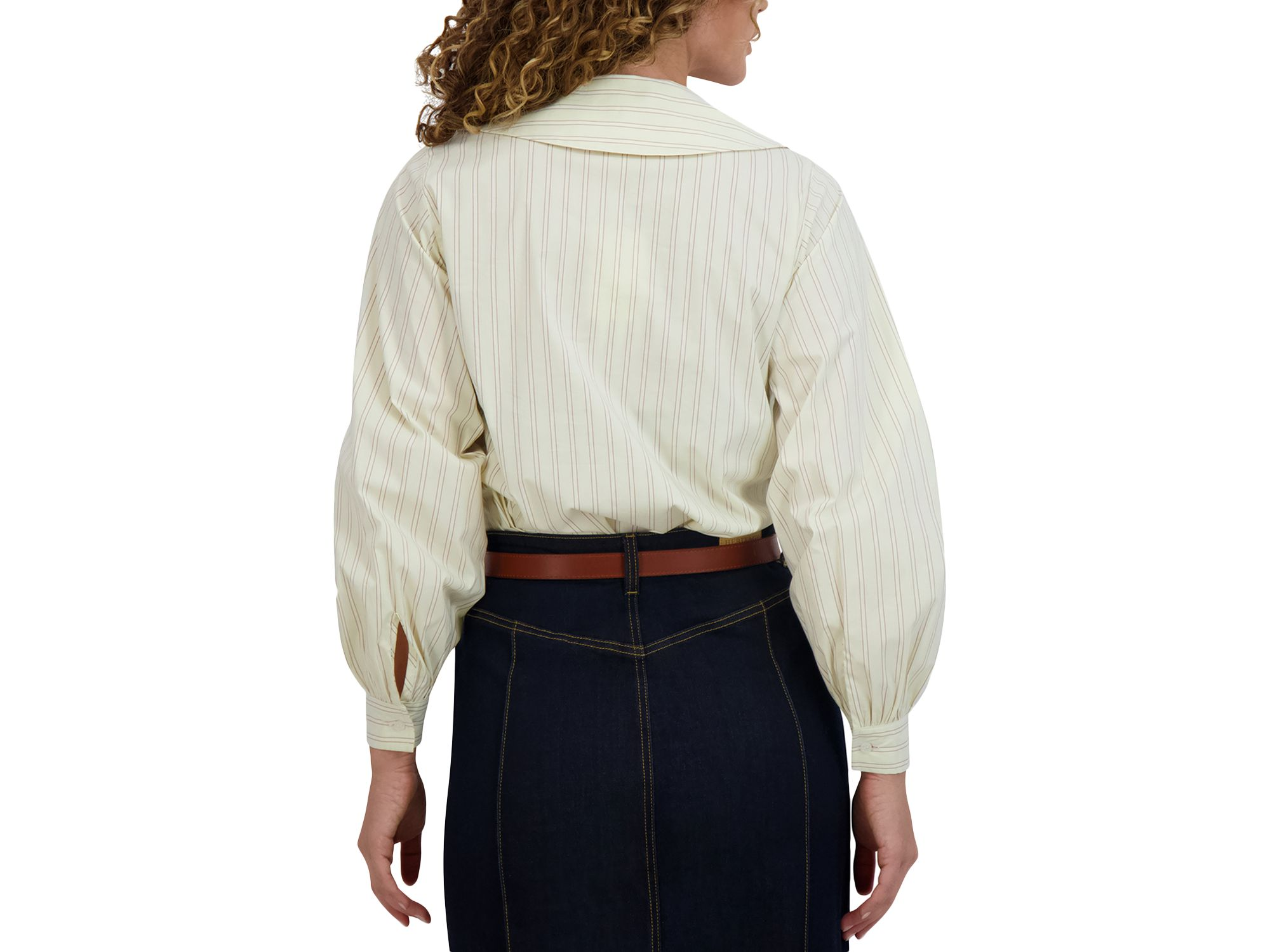 Double Breasted Button Up Blouse — Image 3