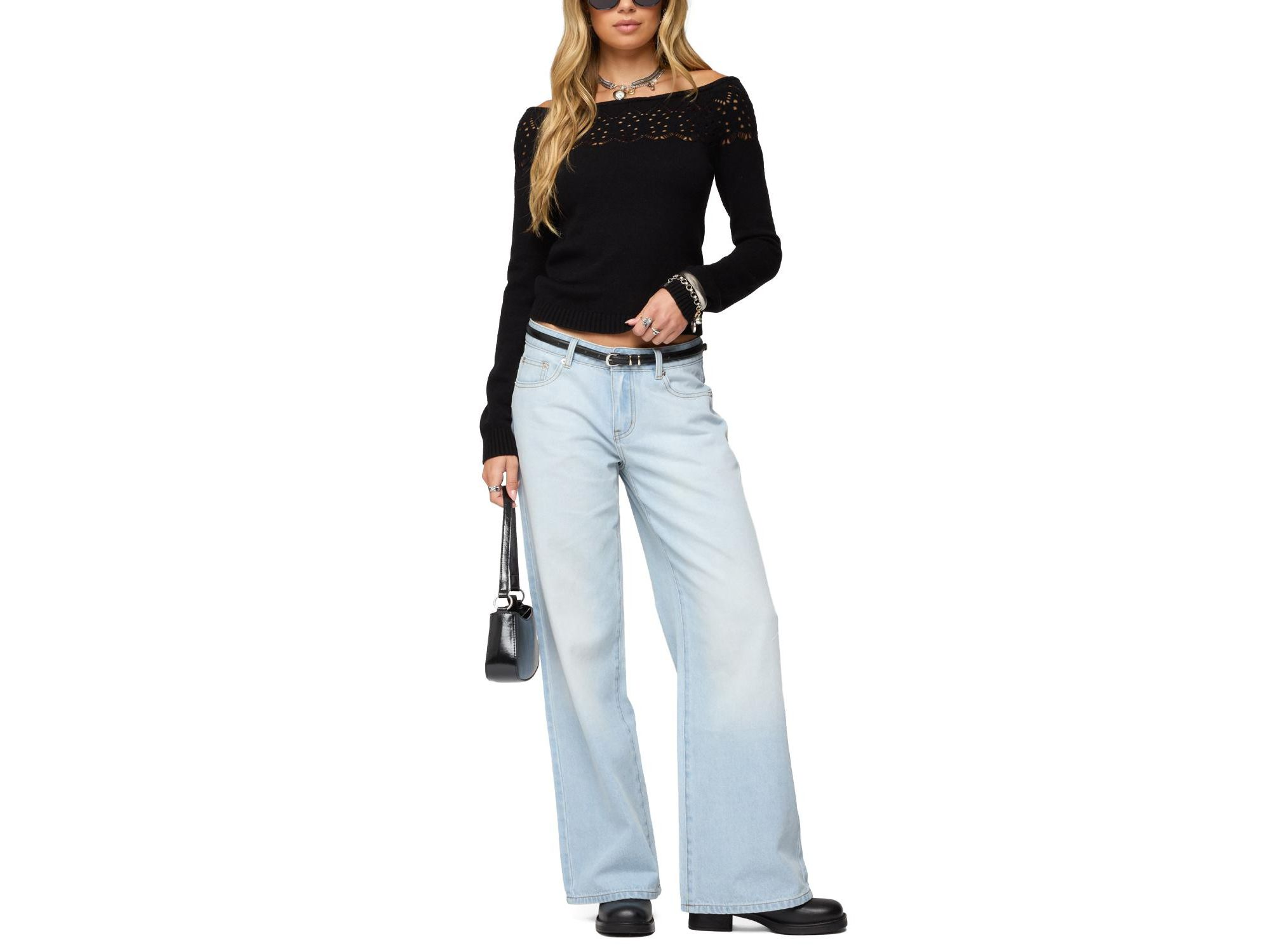 Lillis Boat Neck Knit Top — Image 4