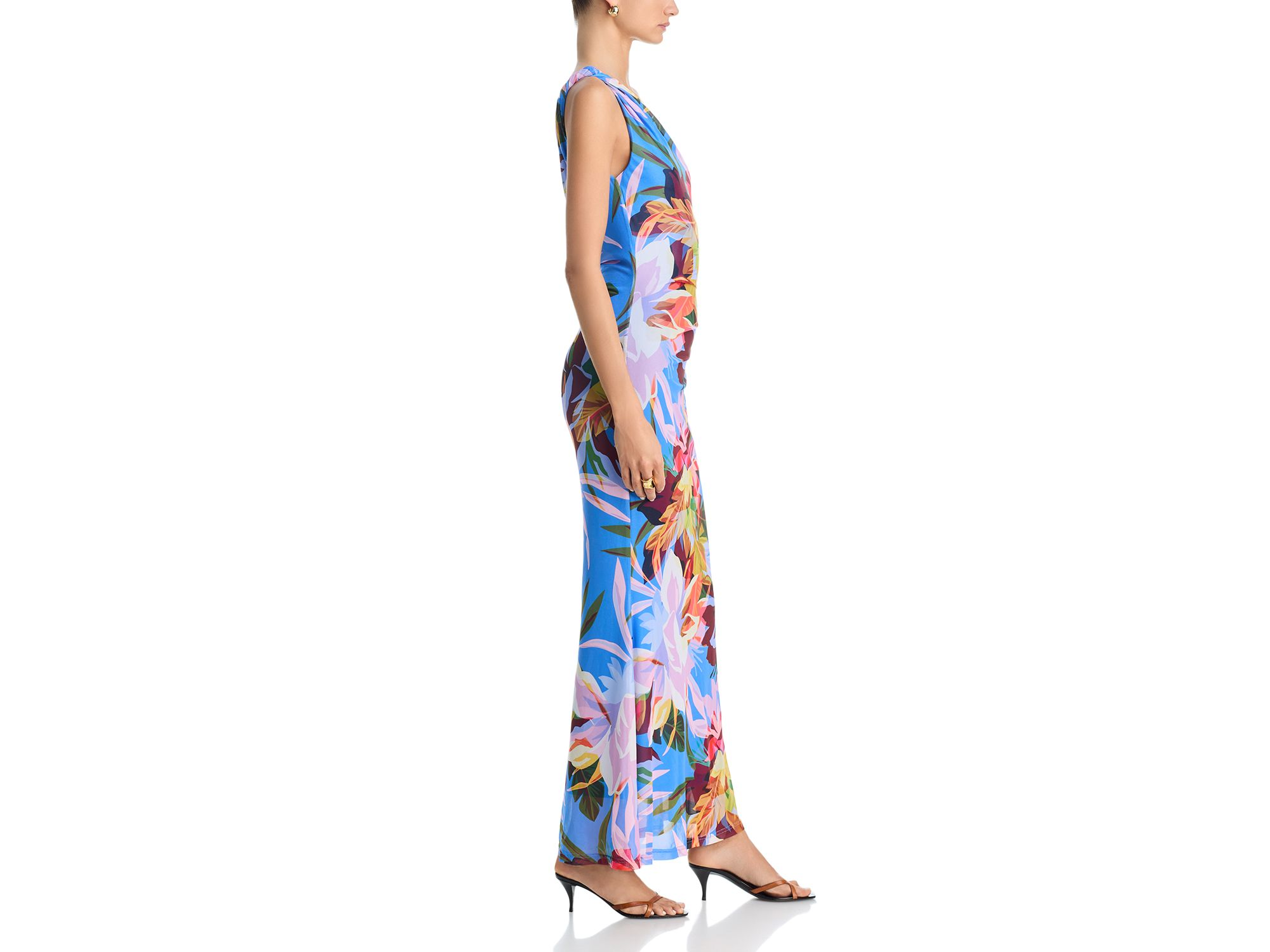 Mesh Strapless Maxi Dress - Exclusive — Image 5