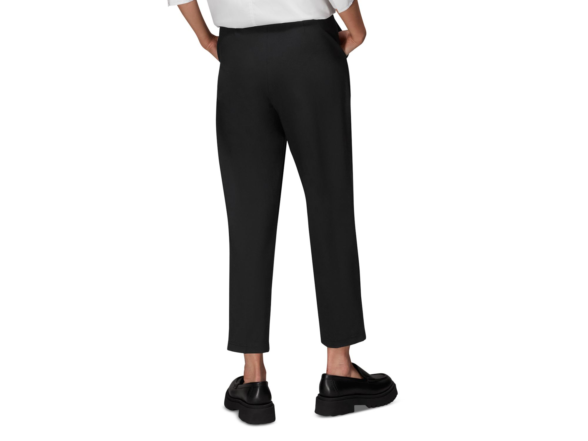 Lila Slim Fit Stretch Trousers — Image 3