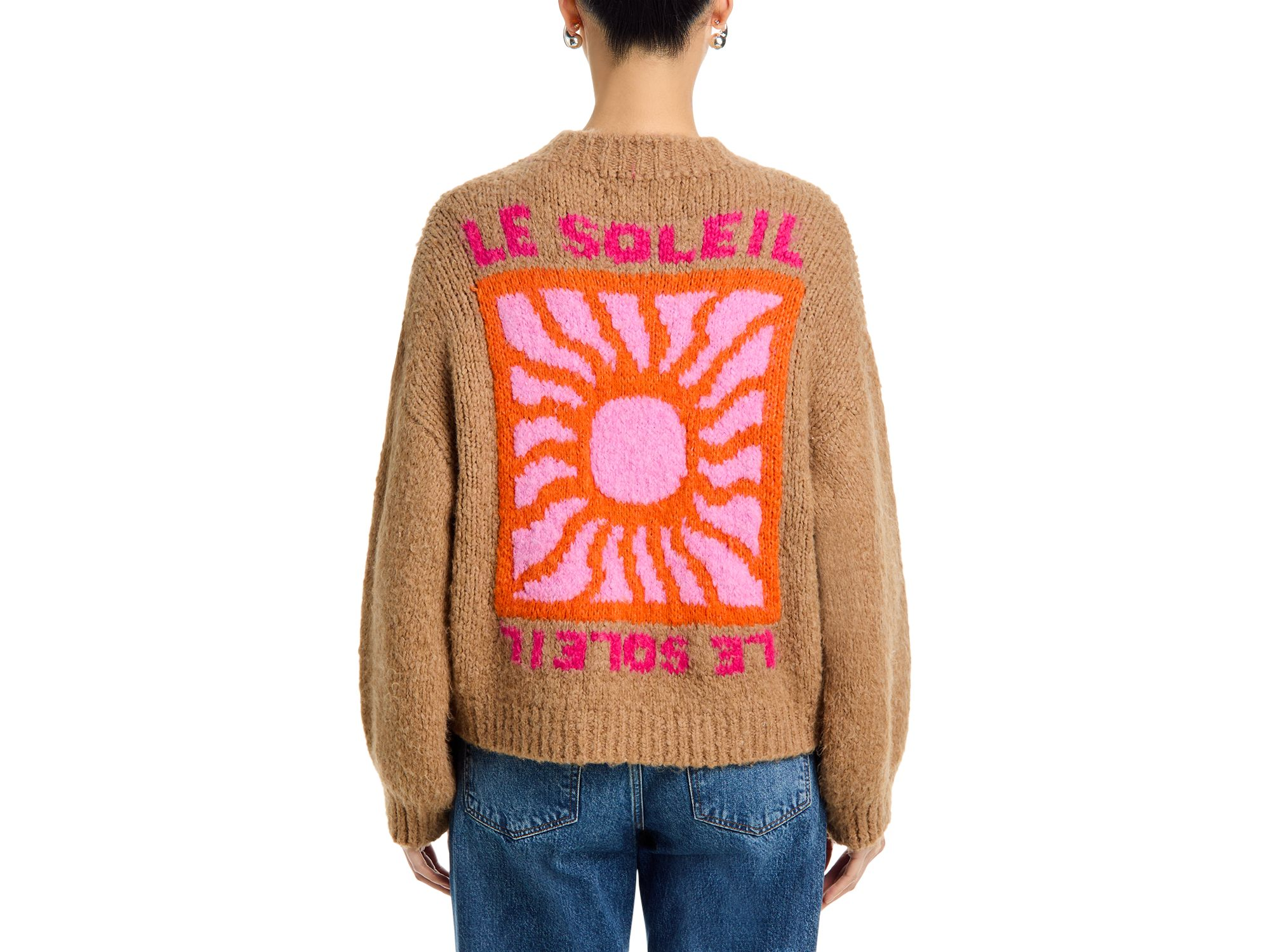 Jacquard Crewneck Sweater — Image 3