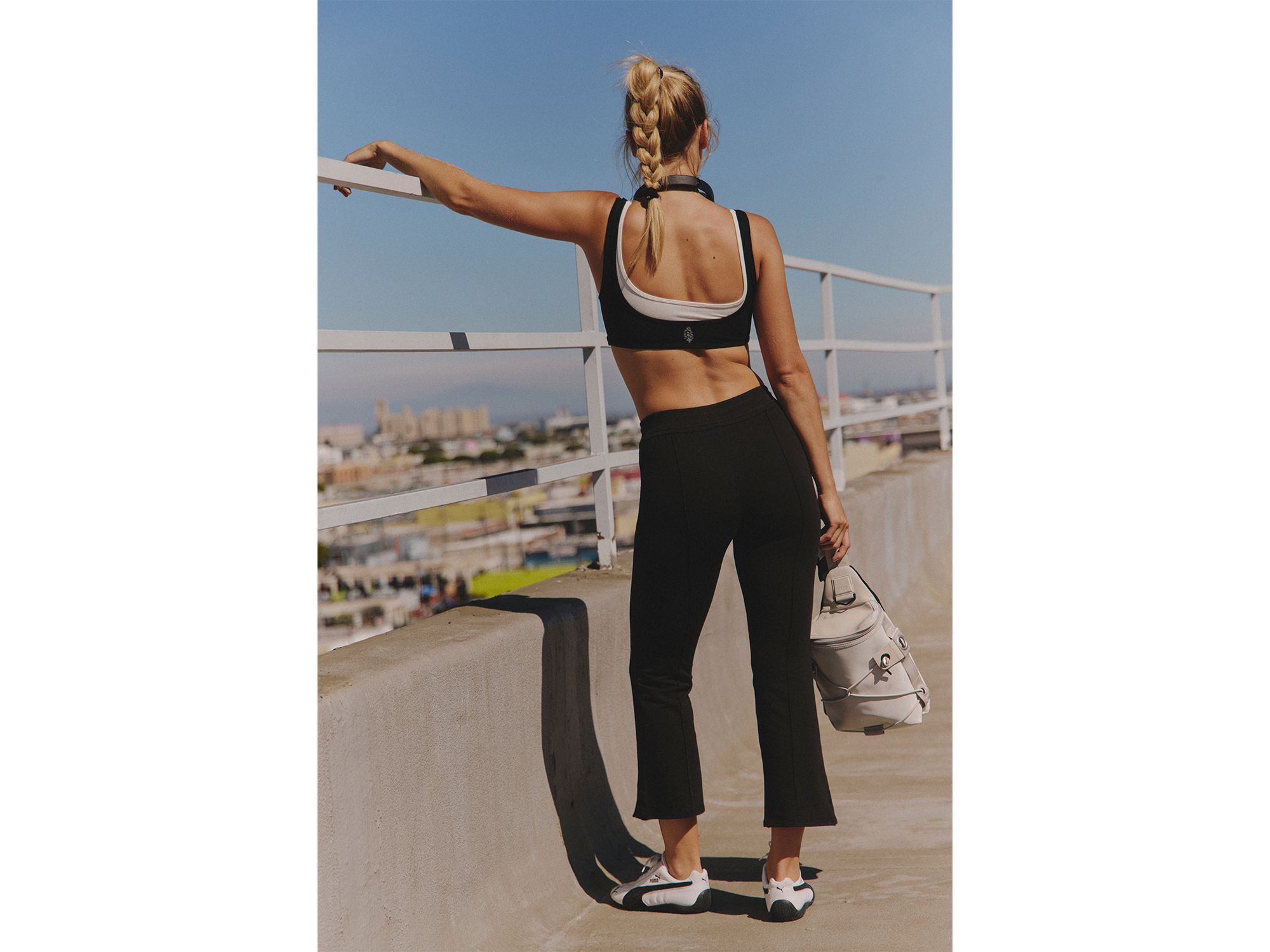 Tryouts Cropped Flare Pants — Image 4