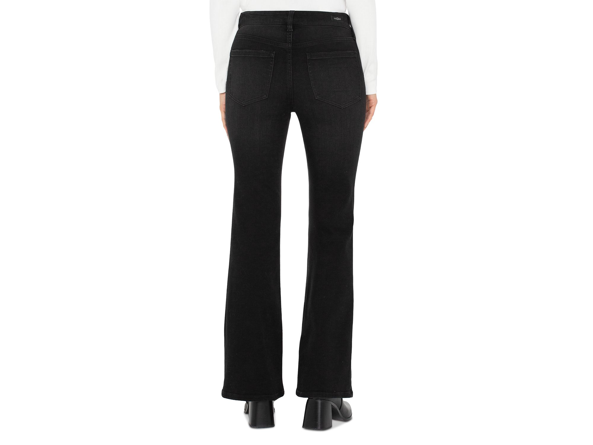 Hannah High Rise Flare Jeans in Heron Lake — Image 4