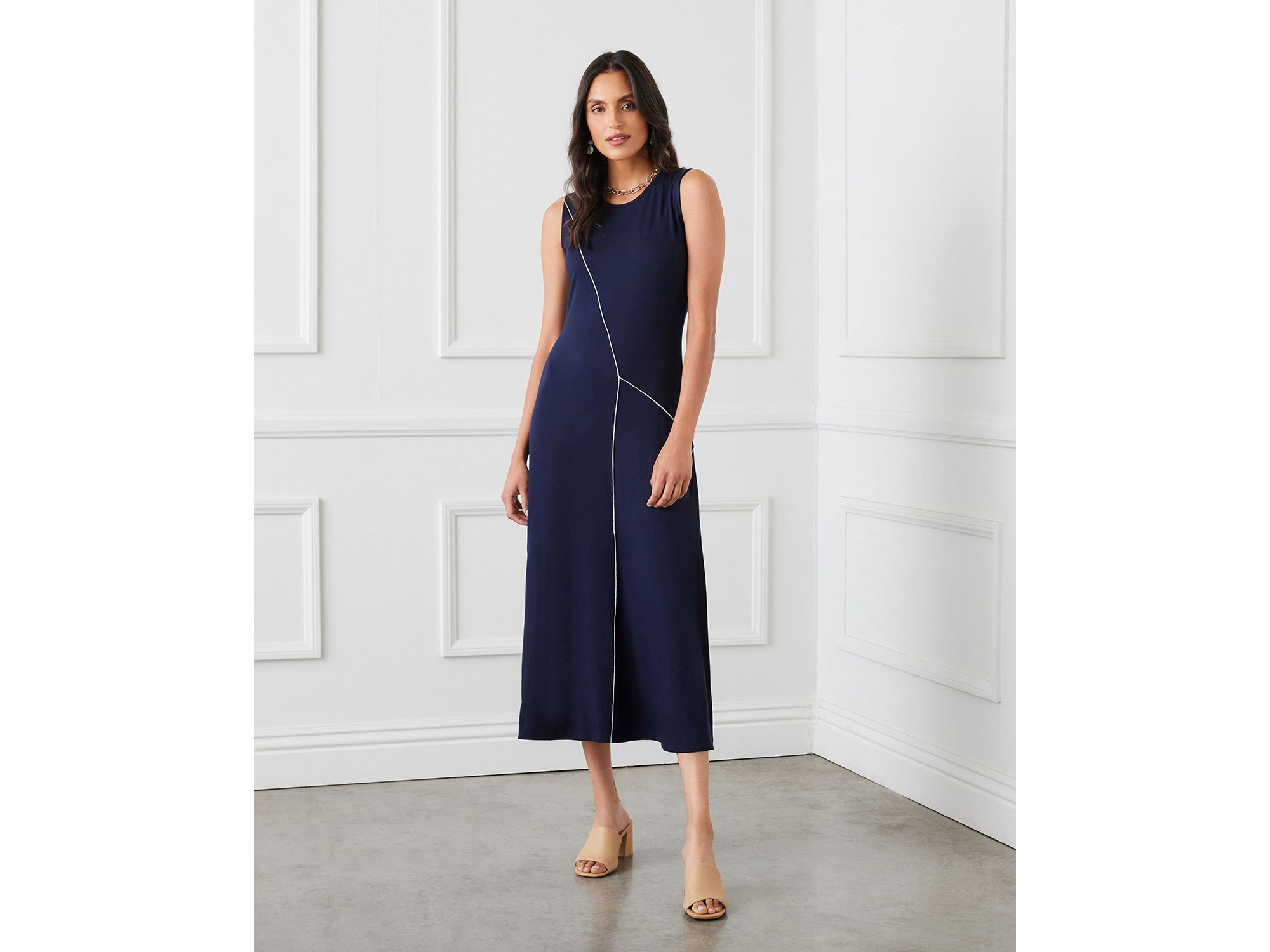 Reverse Seam Midi Dress — Image 5