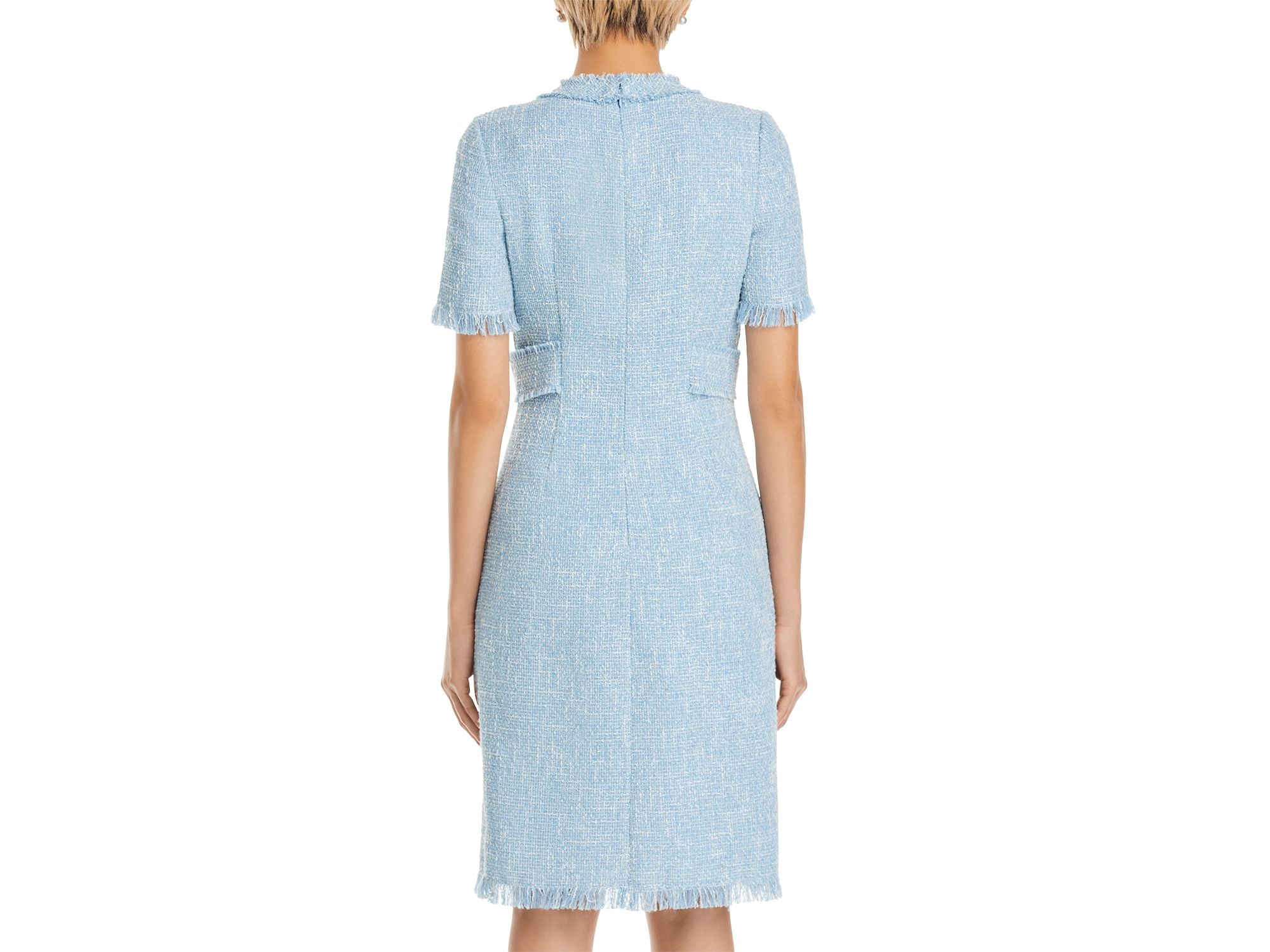 Bouclé Tweed Dress — Image 5