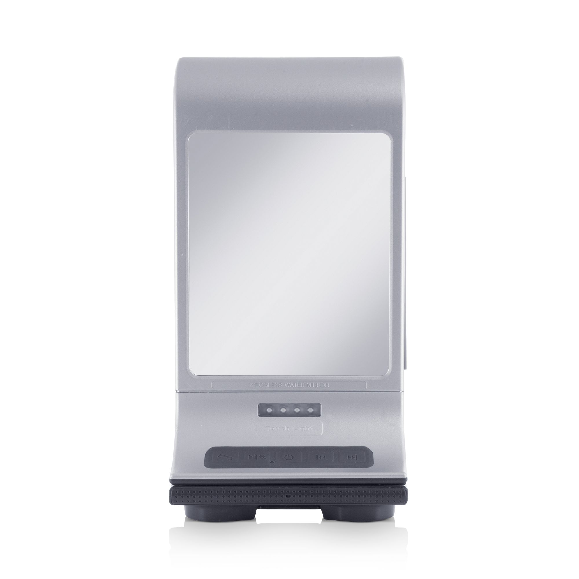 Fogless LED Lighted Bluetooth Enabled Water Mirror with Touch LED Lighted Panel — Image 3