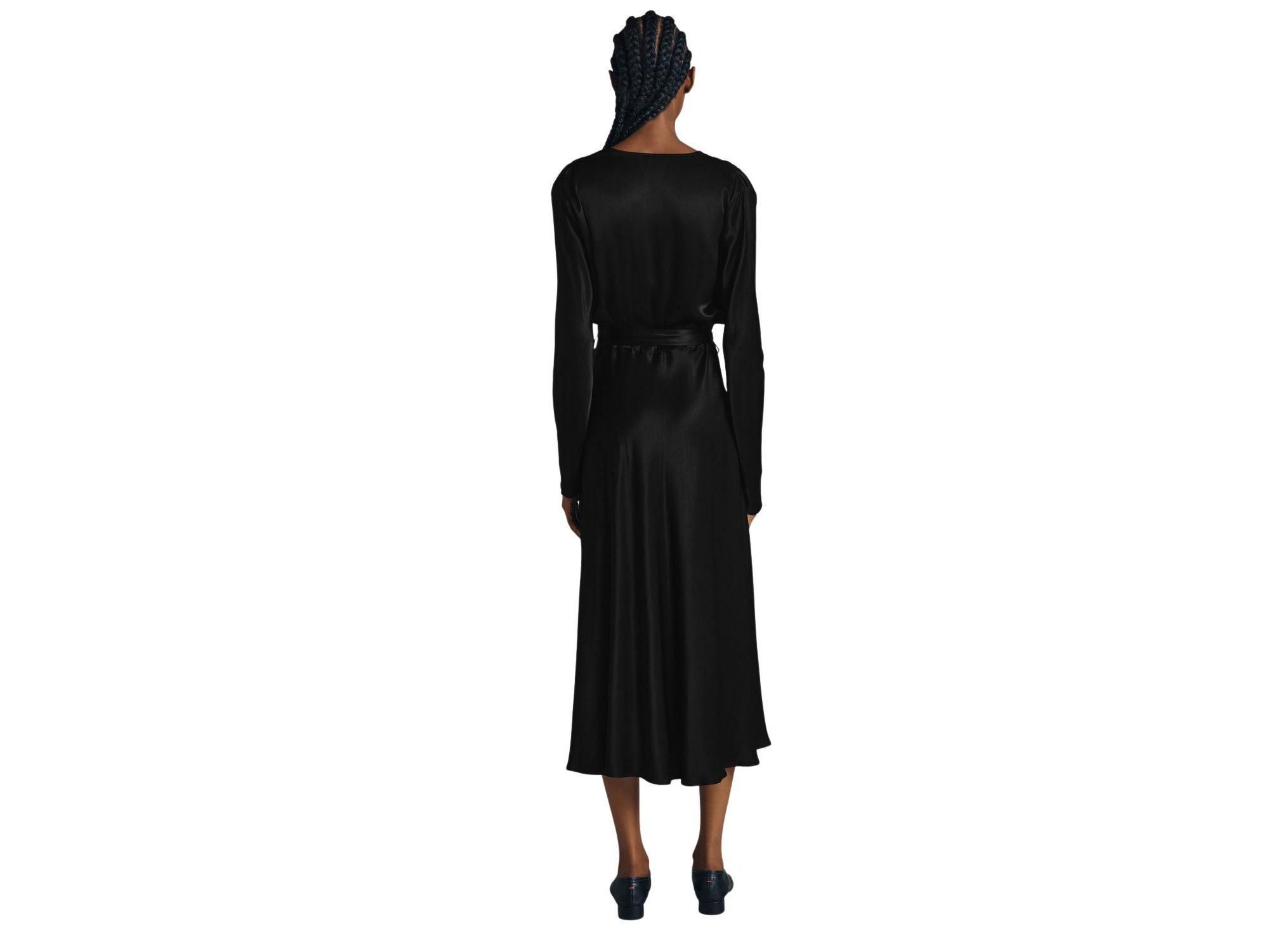 Meryl Satin Midi Dress — Image 5