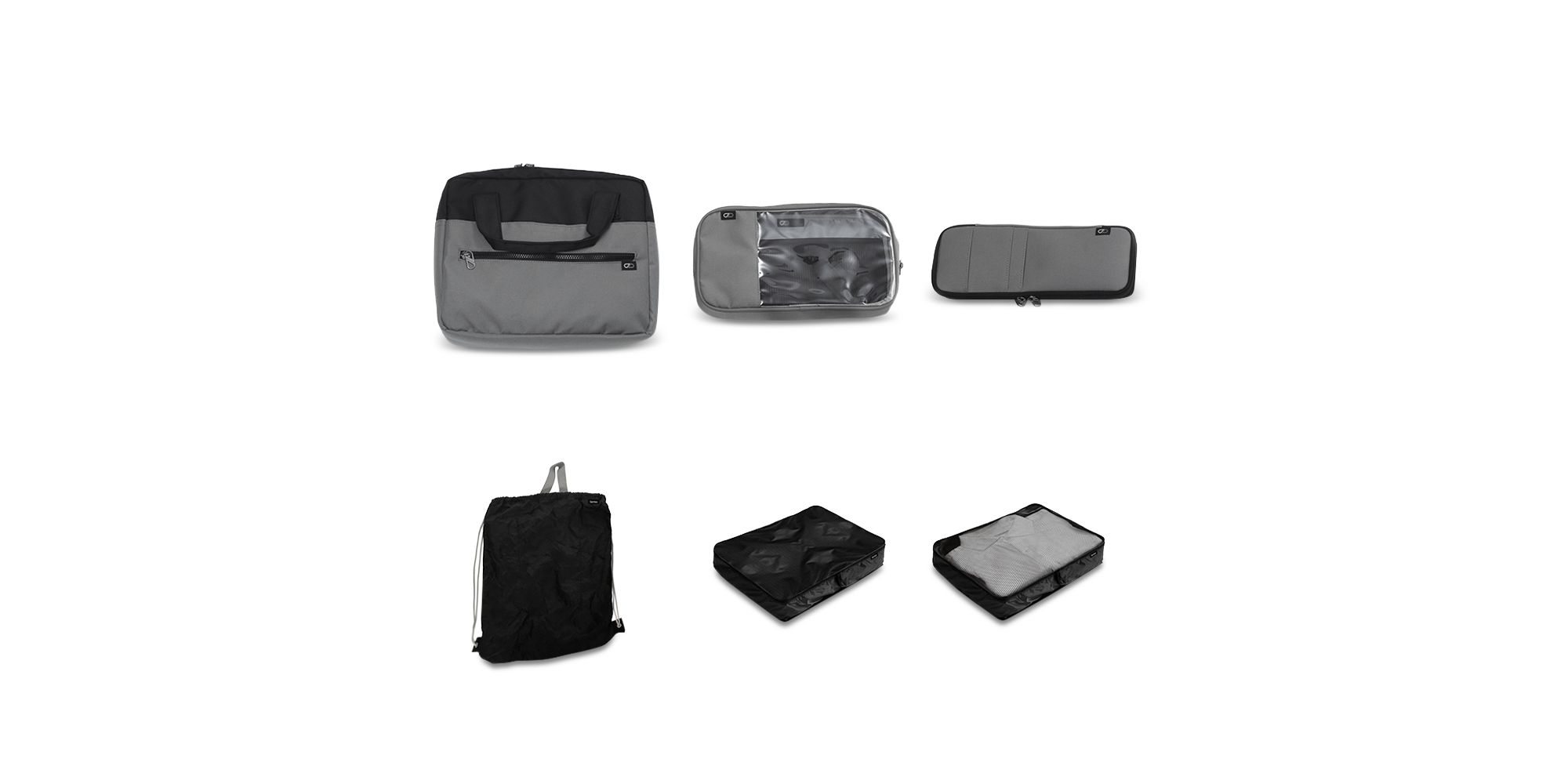Wheeled Carry On Suitcase, Gym Bag and Packing Cubes — Image 6