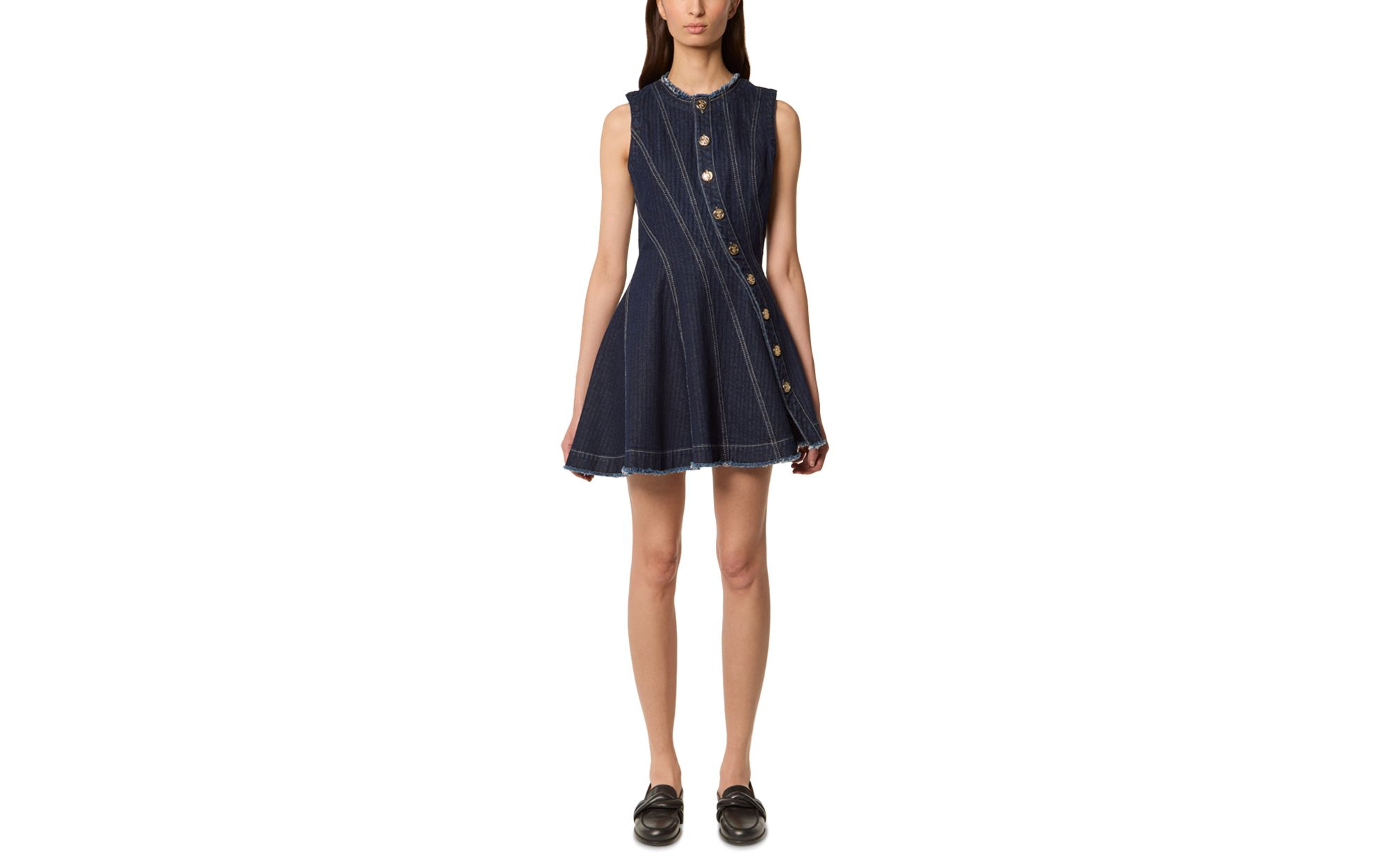 Roya Denim Mini Dress — Image 5