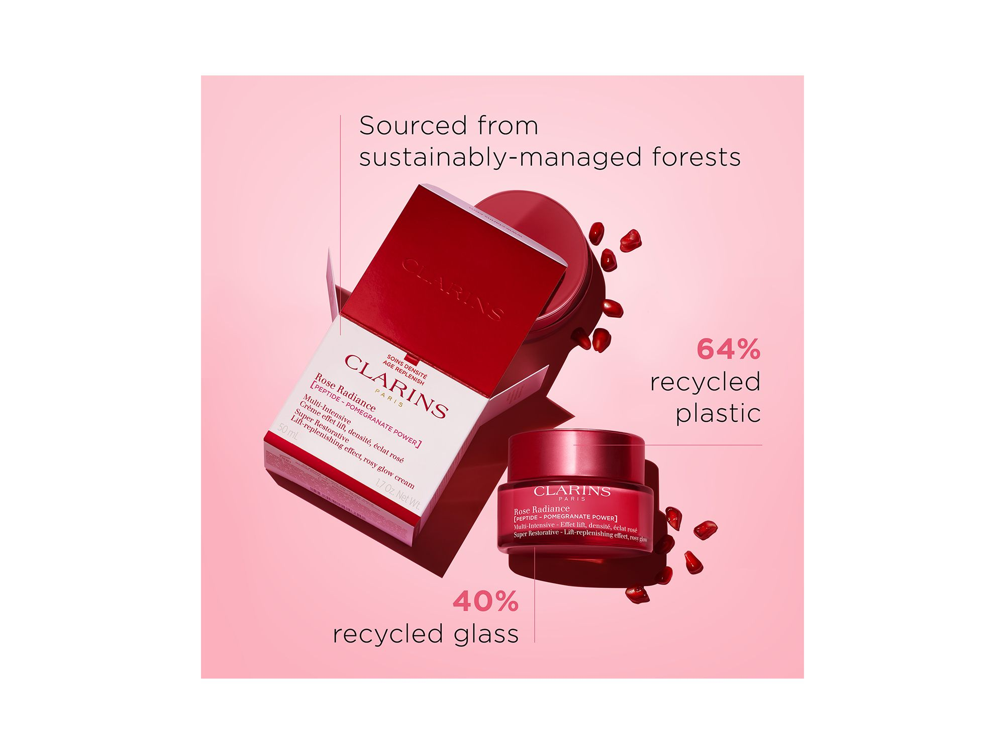 Super Restorative Rose Radiance Peptide Face Moisturizer 1.7 oz. — Image 9