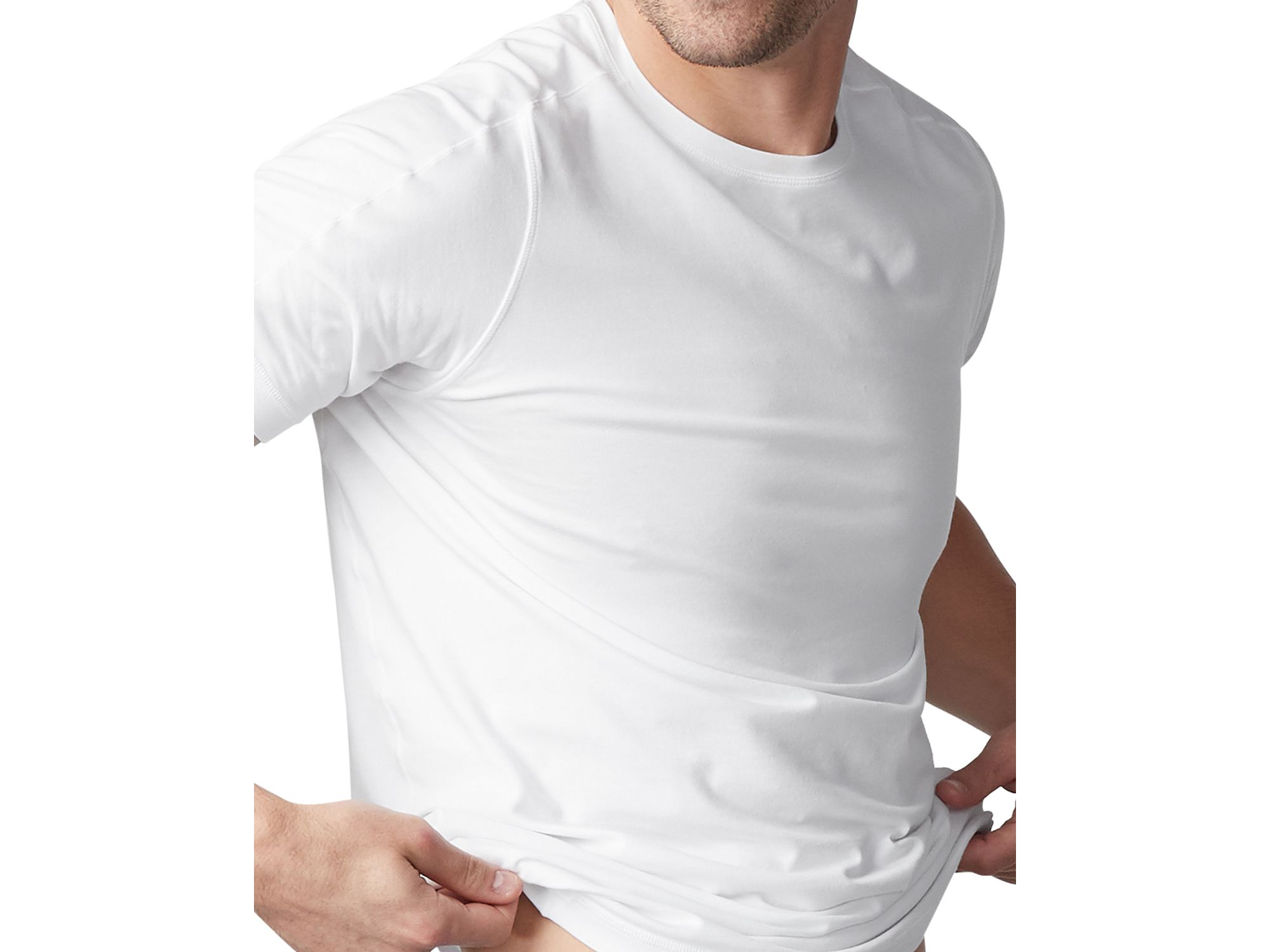 18 Hour Slim Fit Jersey Crewneck Undershirt — Image 3