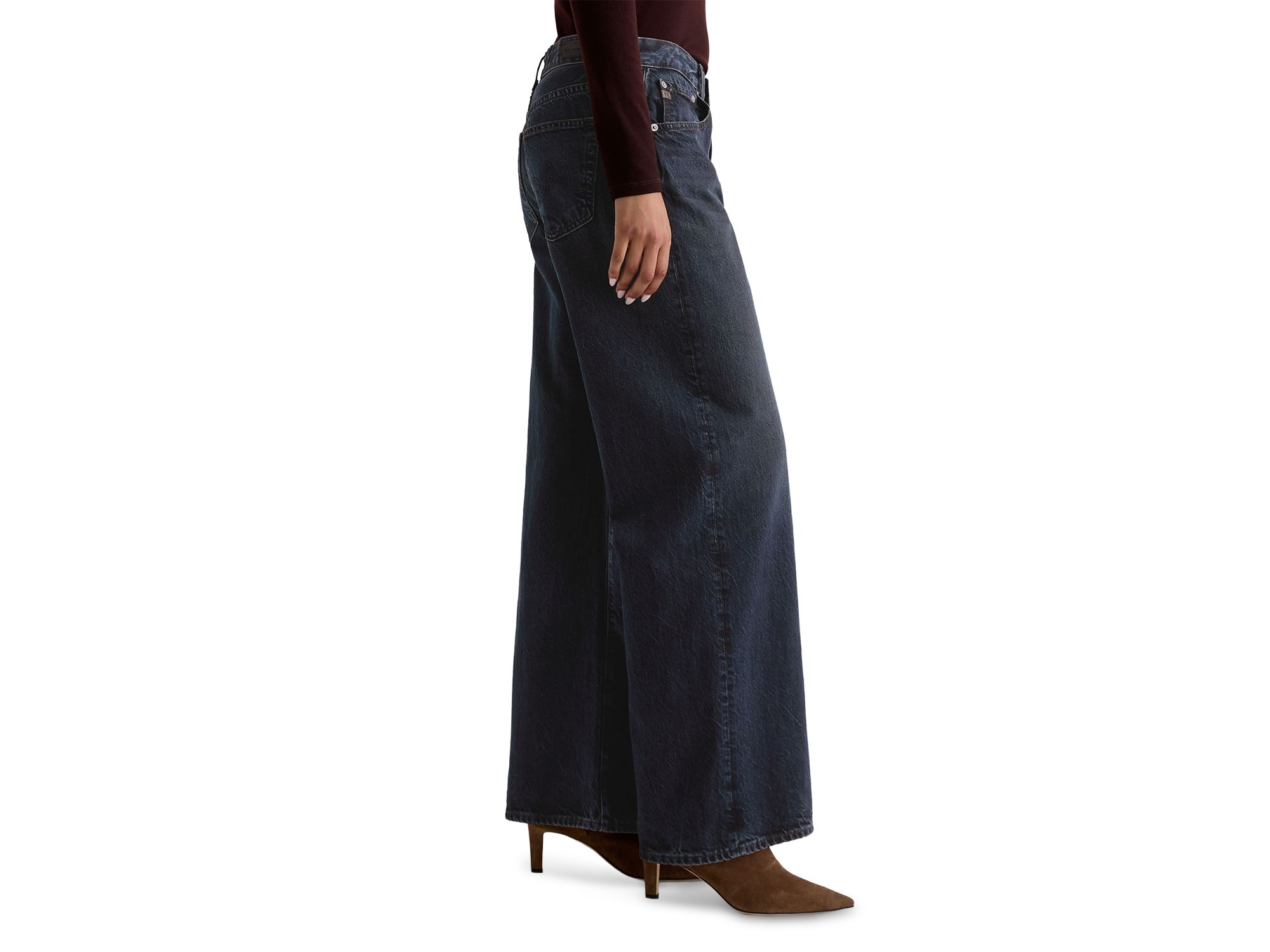 Adria Low Rise Wide Leg Jeans in 2 Years Prose — Image 7