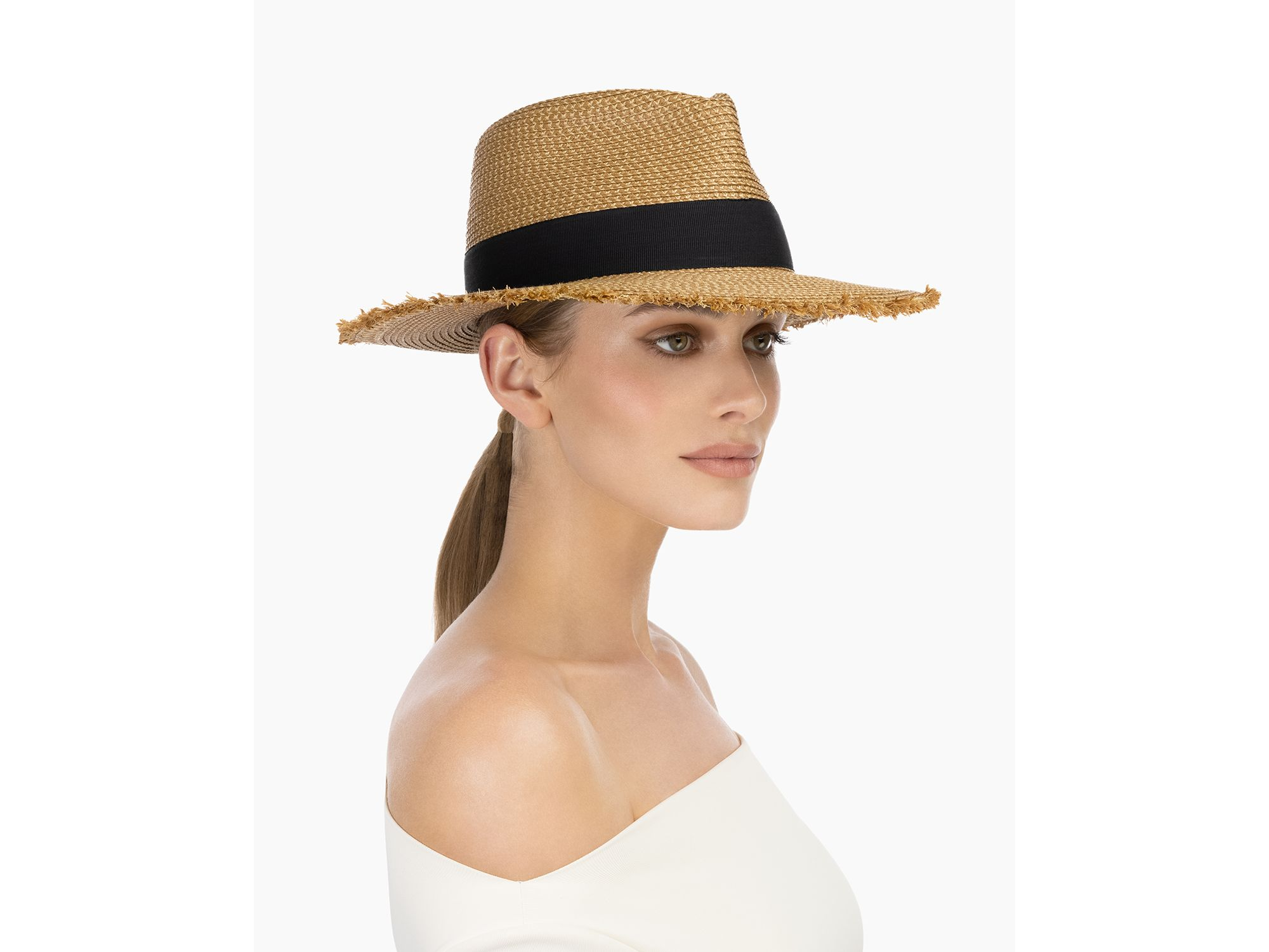 Fringe Pinch Sun Hat — Image 4