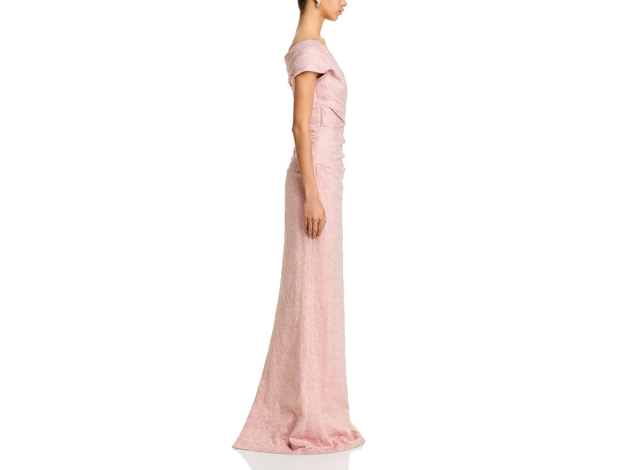 Metallic Jacquard Gown — Image 5