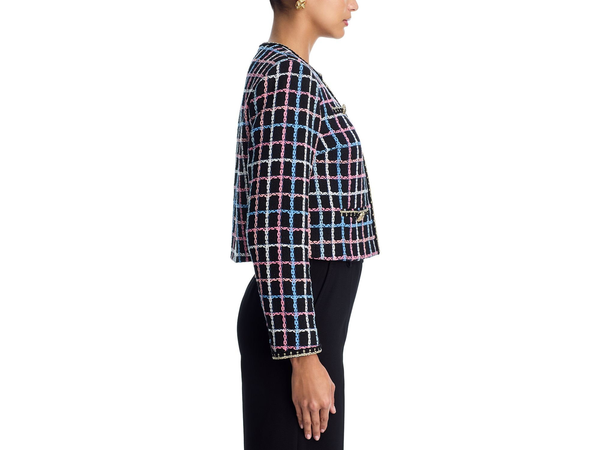 Chainlink Print Tweed Jacket — Image 5