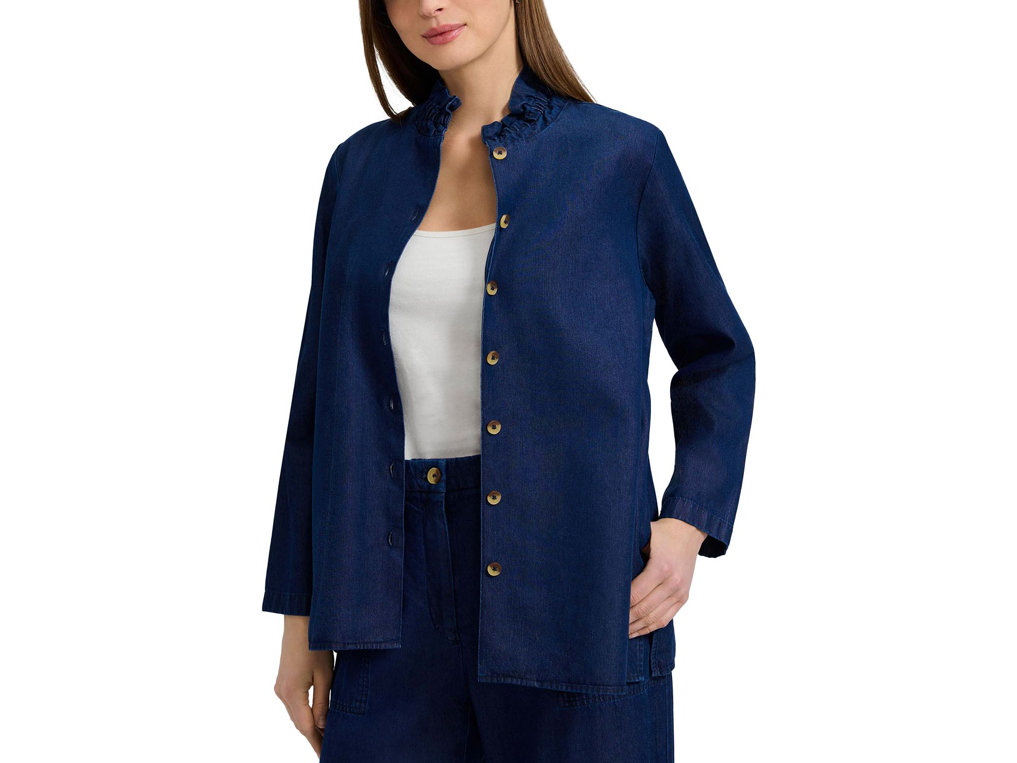 Carolina Long Sleeve Denim Shirt — Image 3
