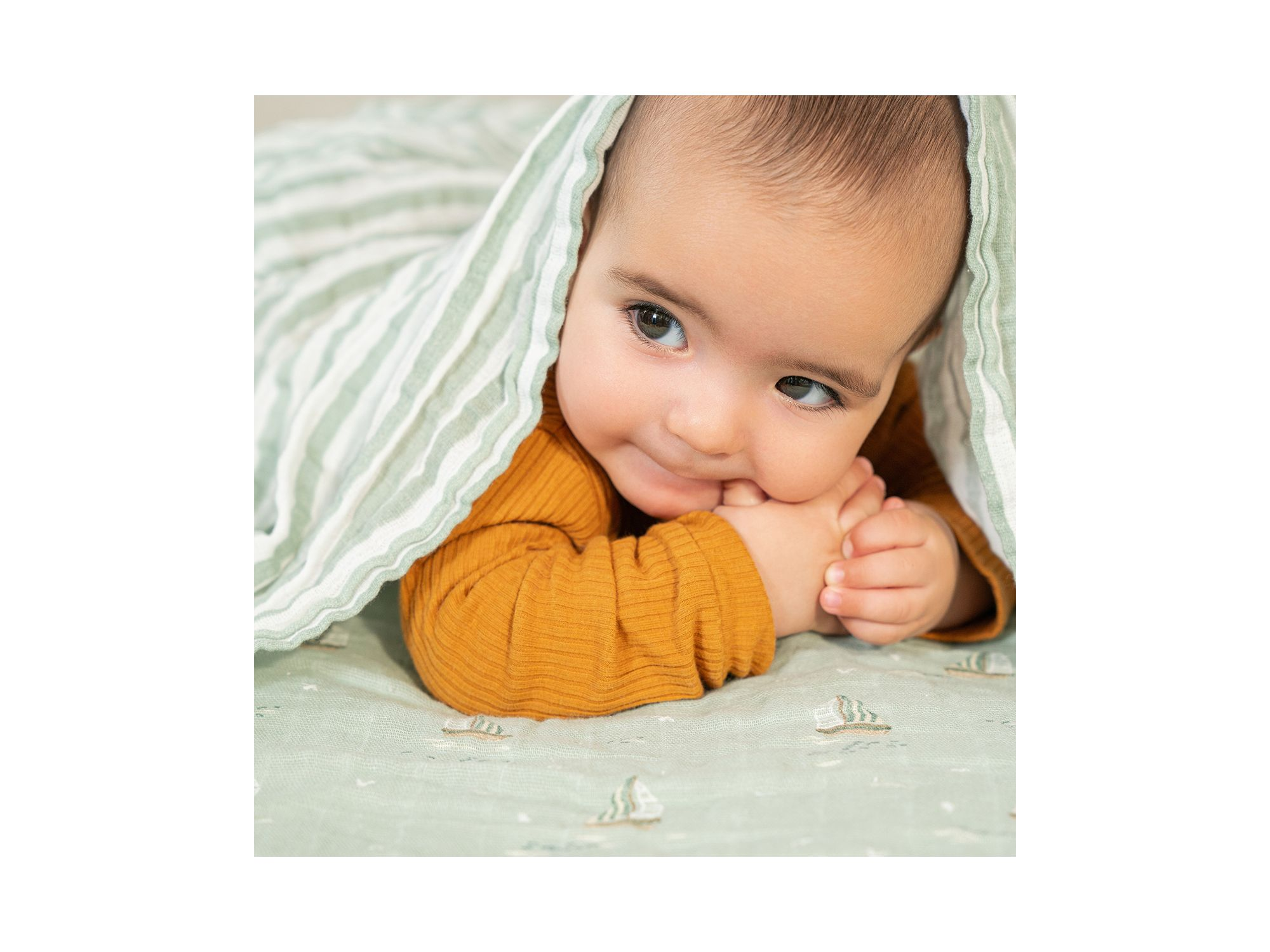 Cotton Muslin Swaddle Blankets, 2 Pack — Image 5