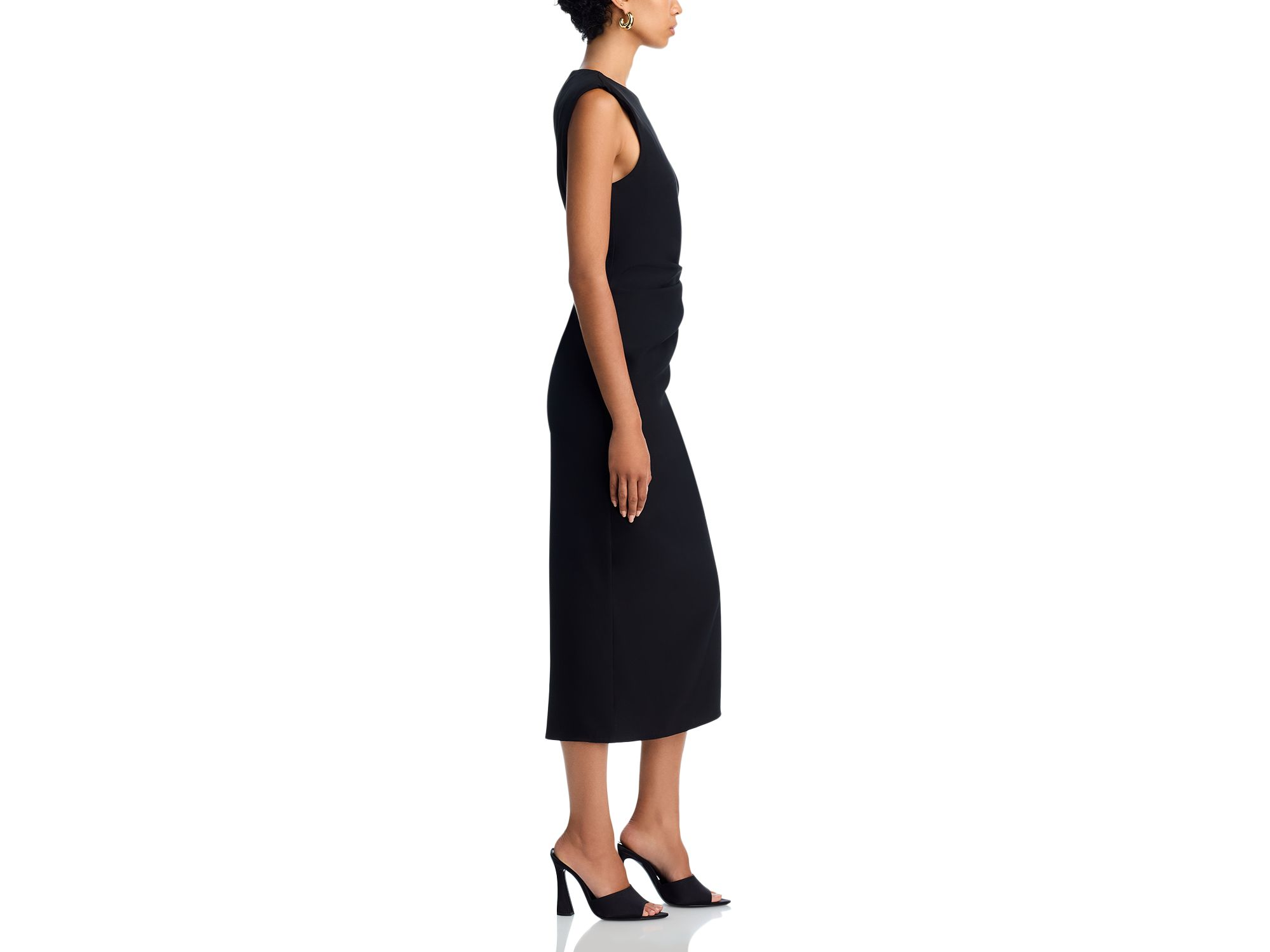 Jersey Hardware Sleeveless Midi Dress - Exclusive — Image 4