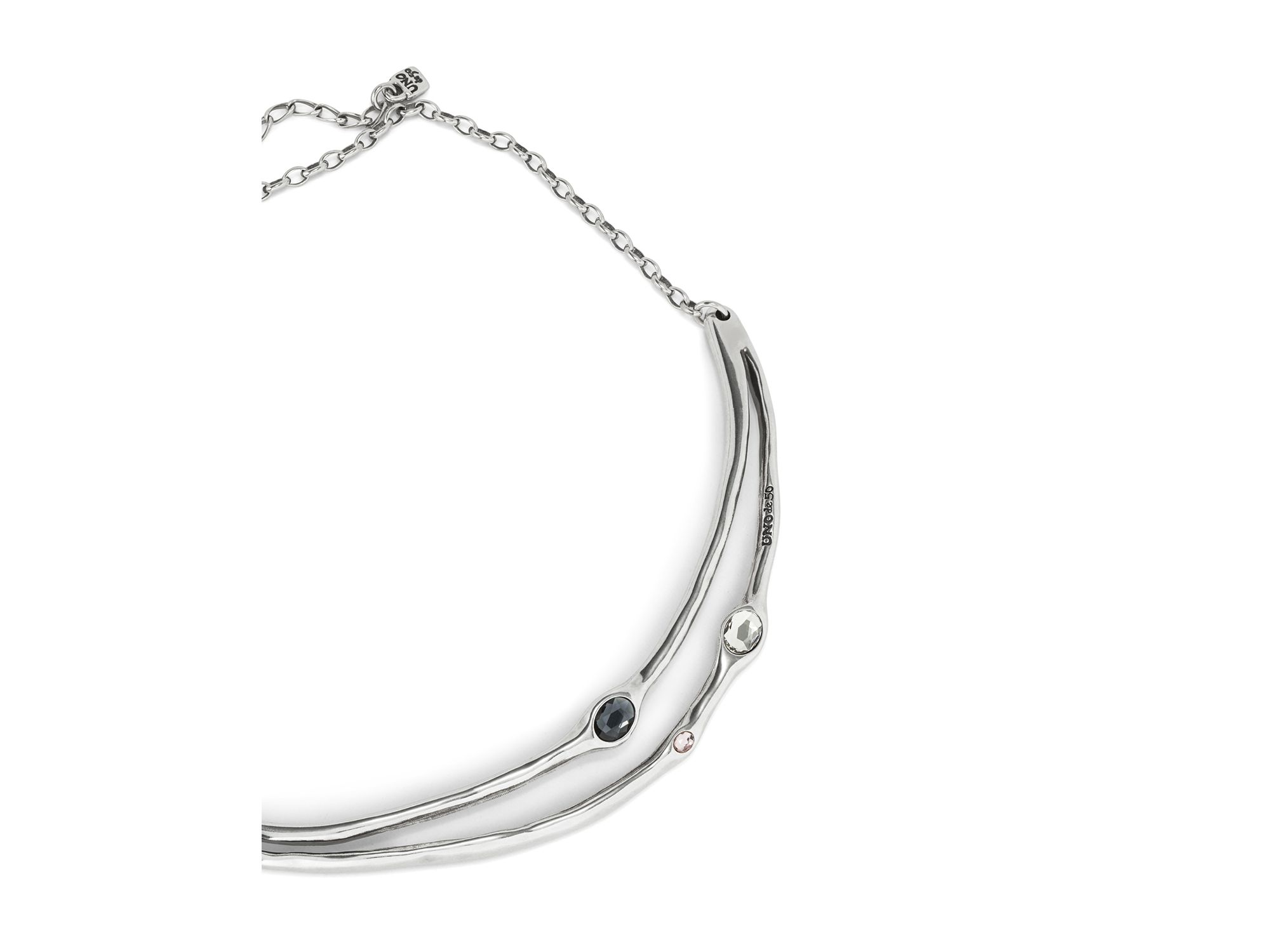 Multicolor Rigid Crystal Necklace — Image 3