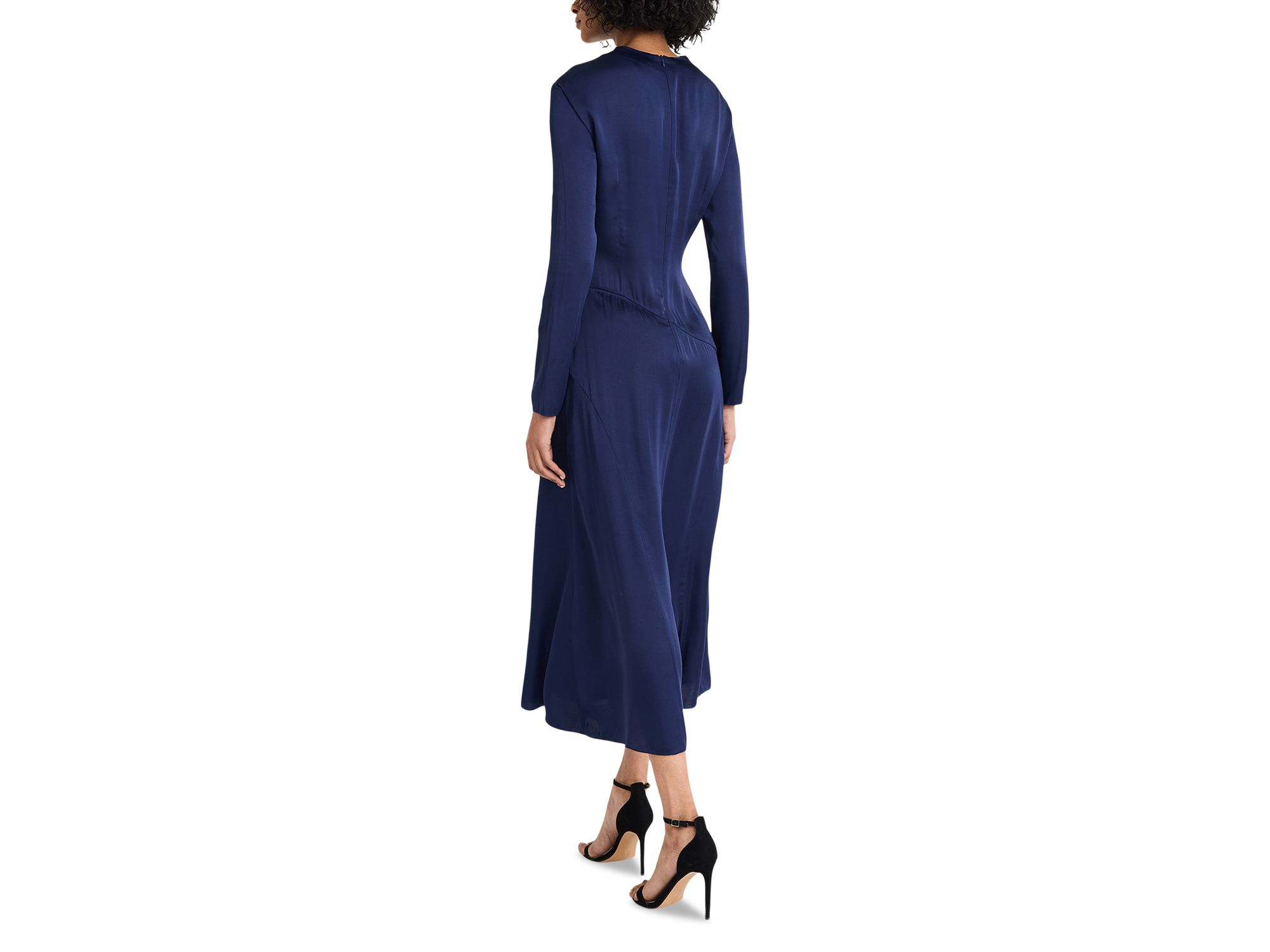 Long Sleeve Mock Neck Maxi Dress — Image 3