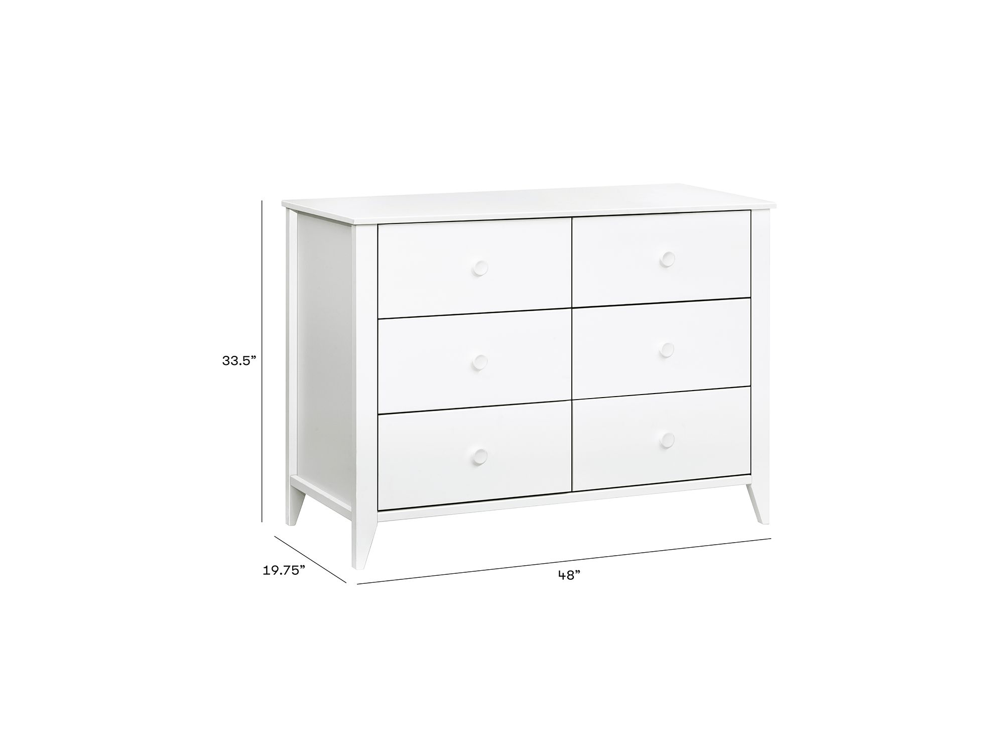 Sprout 6 Drawer Double Dresser — Image 8