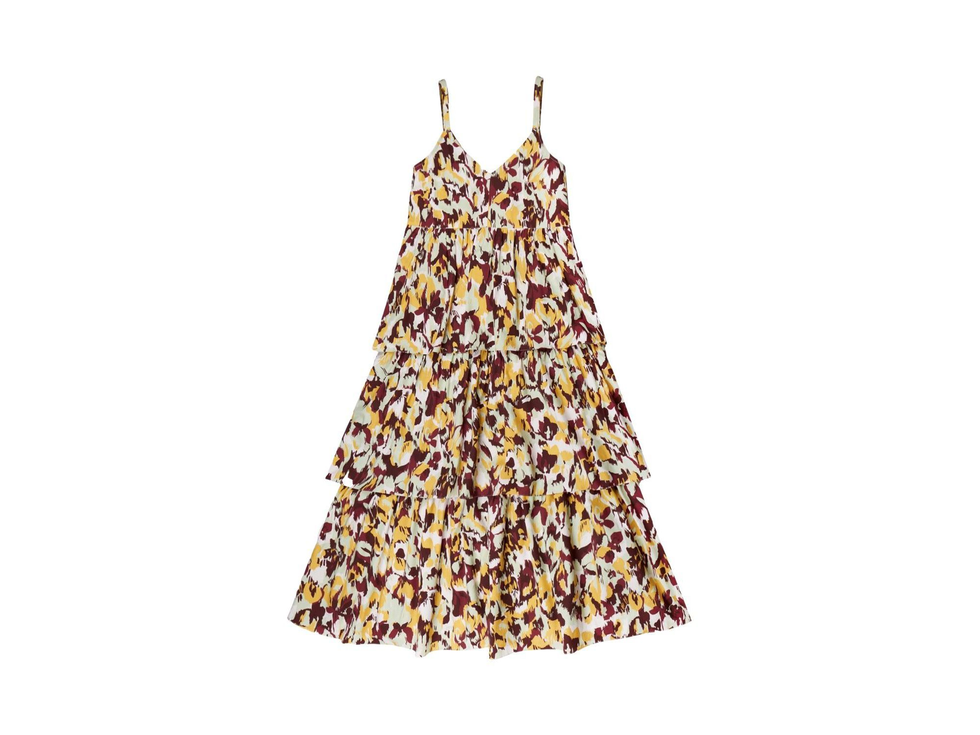 Confetti Printed Tiered Dress — Image 3