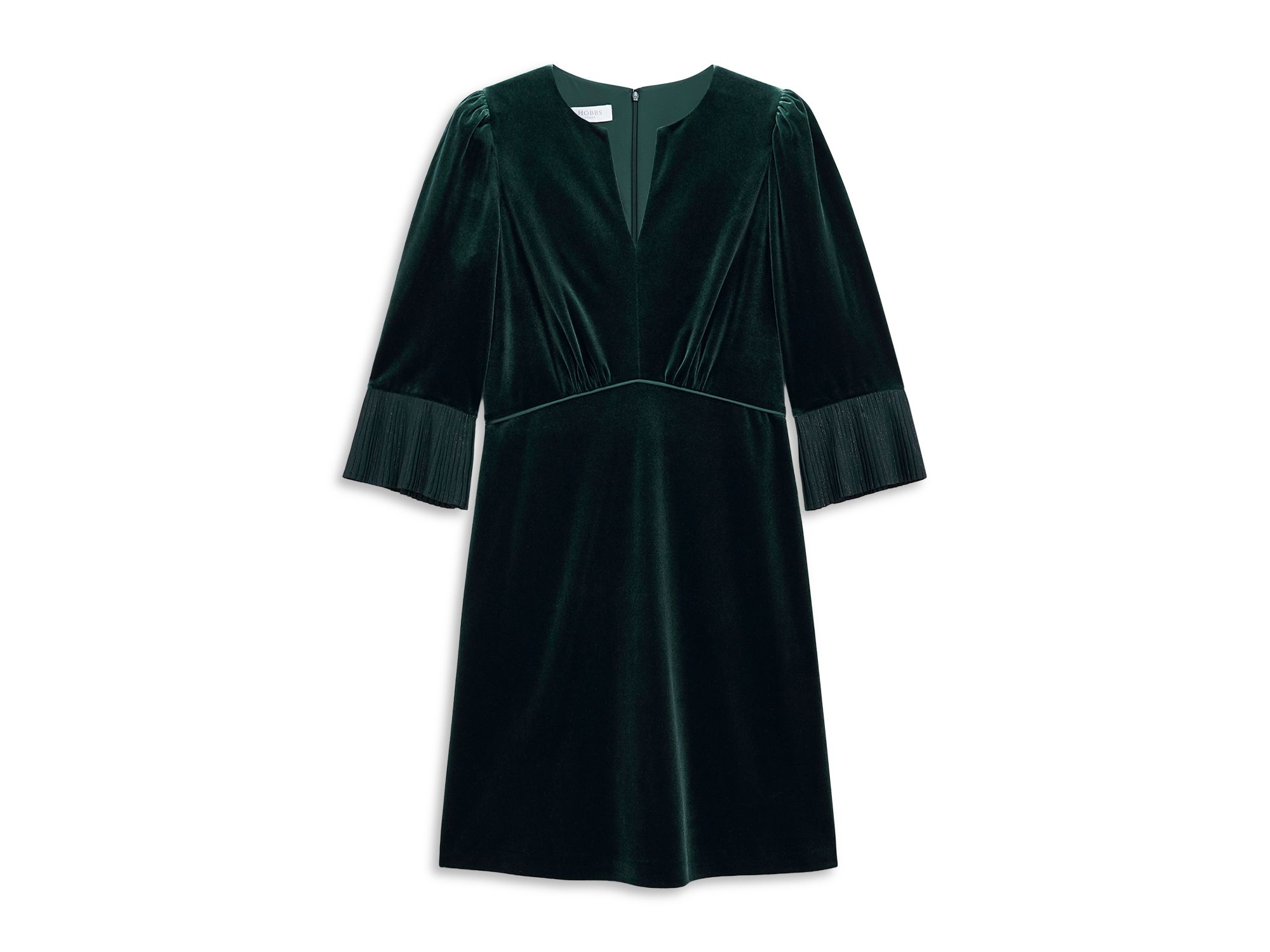 Violet Velvet Mini Dress — Image 3