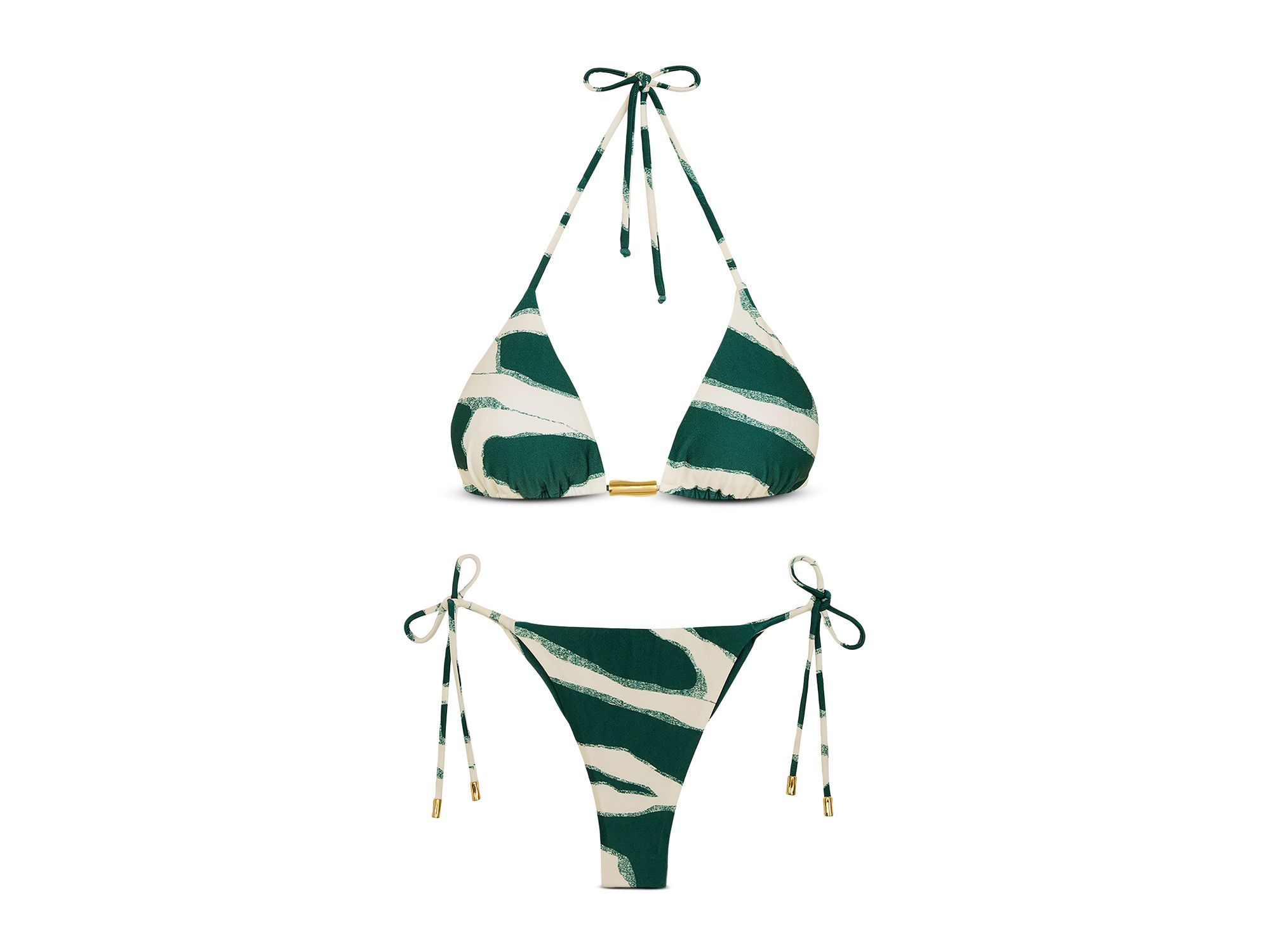 Enigma Triangle Bikini Top & Enigma Side Tie Bikini Bottom — Image 10
