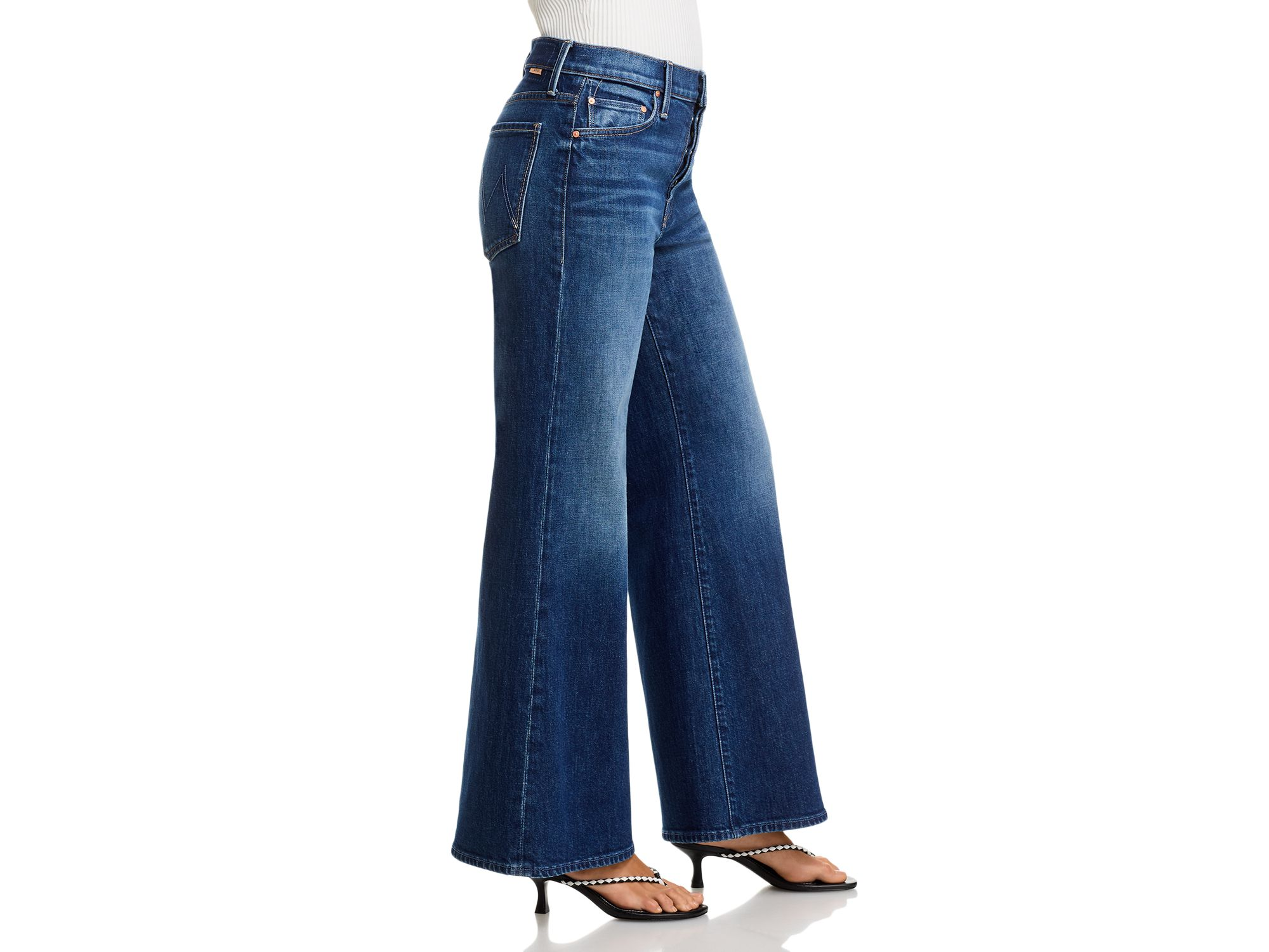 Lil Tomcat Roller Skimp High Rise Ankle Jeans in Perfectly Imperfect — Image 4