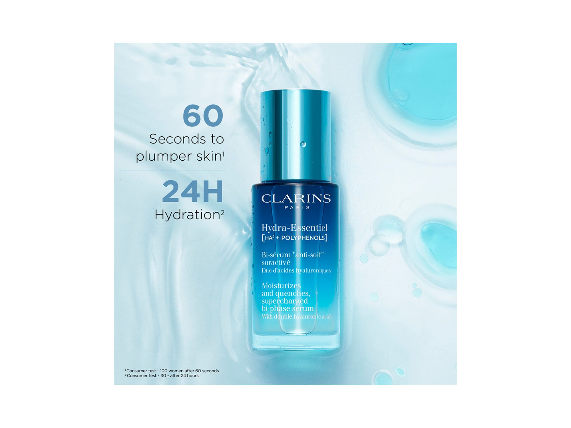 Hydra Essentiel Bi Phase Face Serum with Double Hyaluronic Acid 1 oz. — Image 6