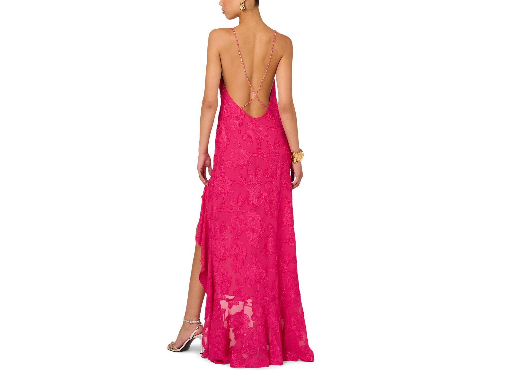 Clipped Jacquard Dress — Image 5