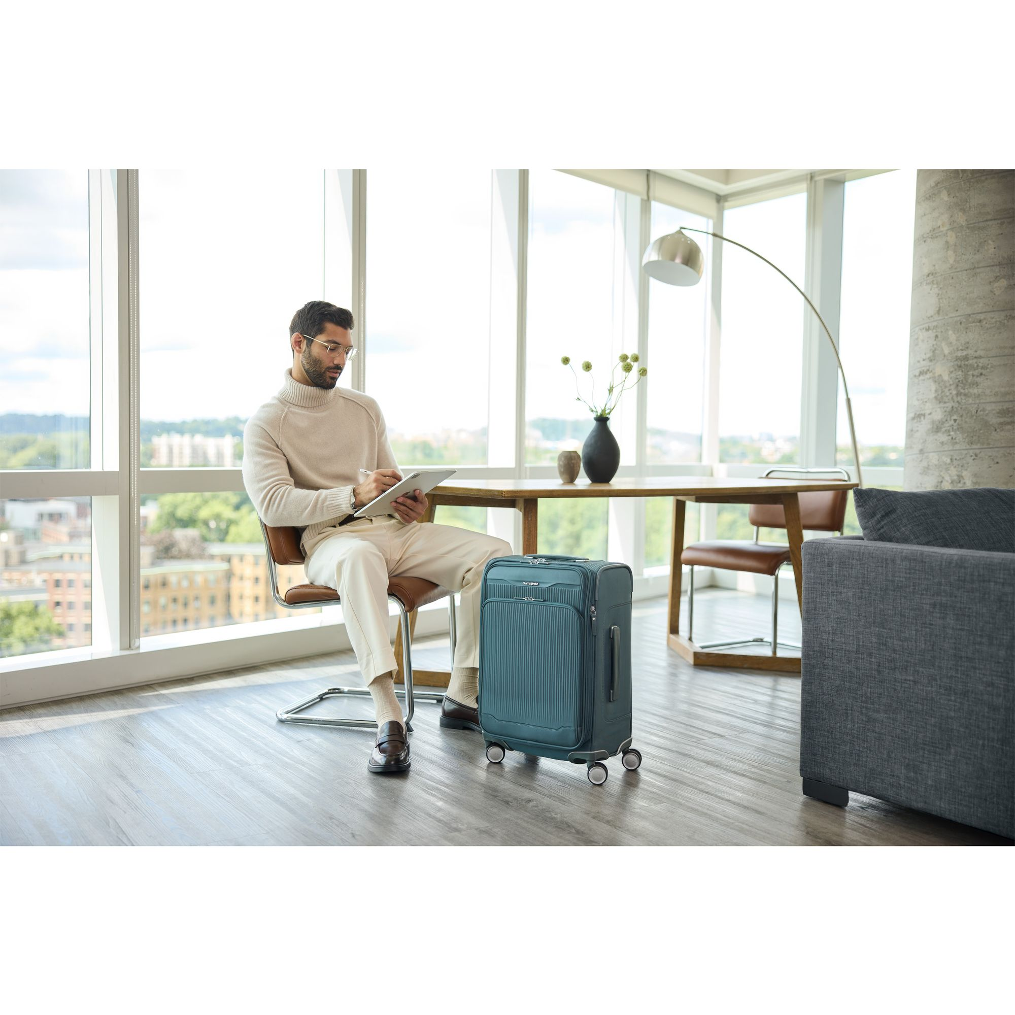 Silhouette 18 Softside Carry On Spinner Suitcase — Image 10