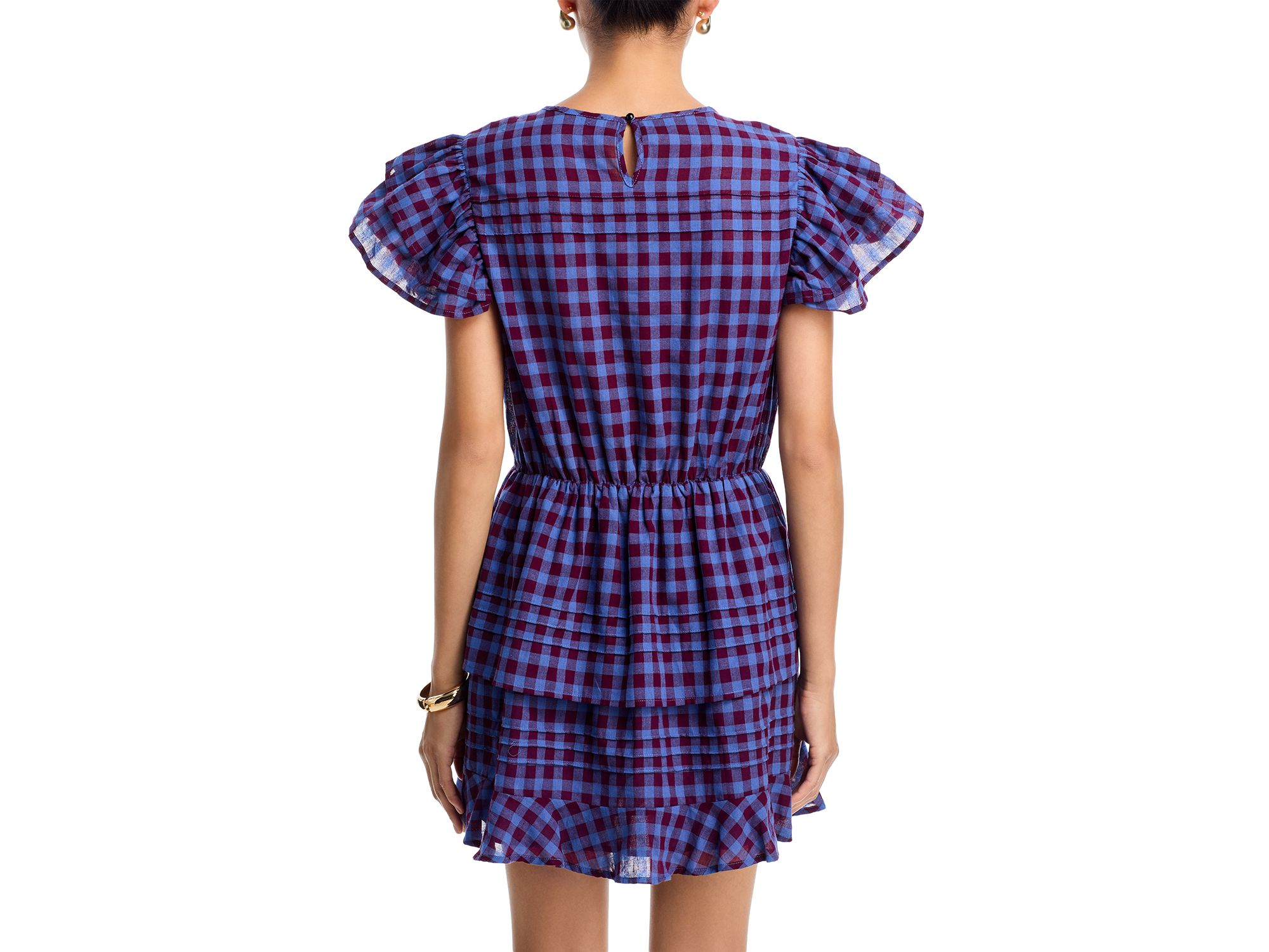 Plaid Mini Dress - Exclusive — Image 3