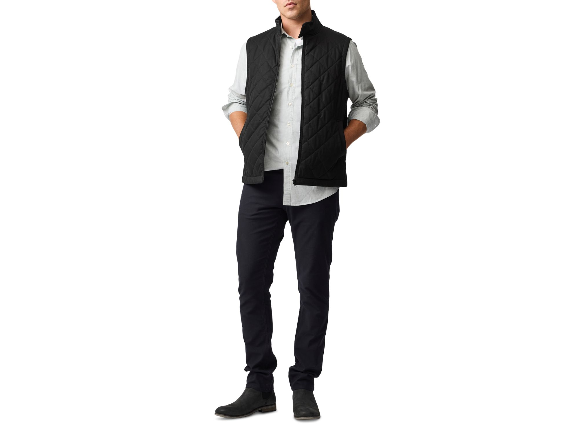 Mount Riley Slim Fit Button-Front Shirt — Image 6