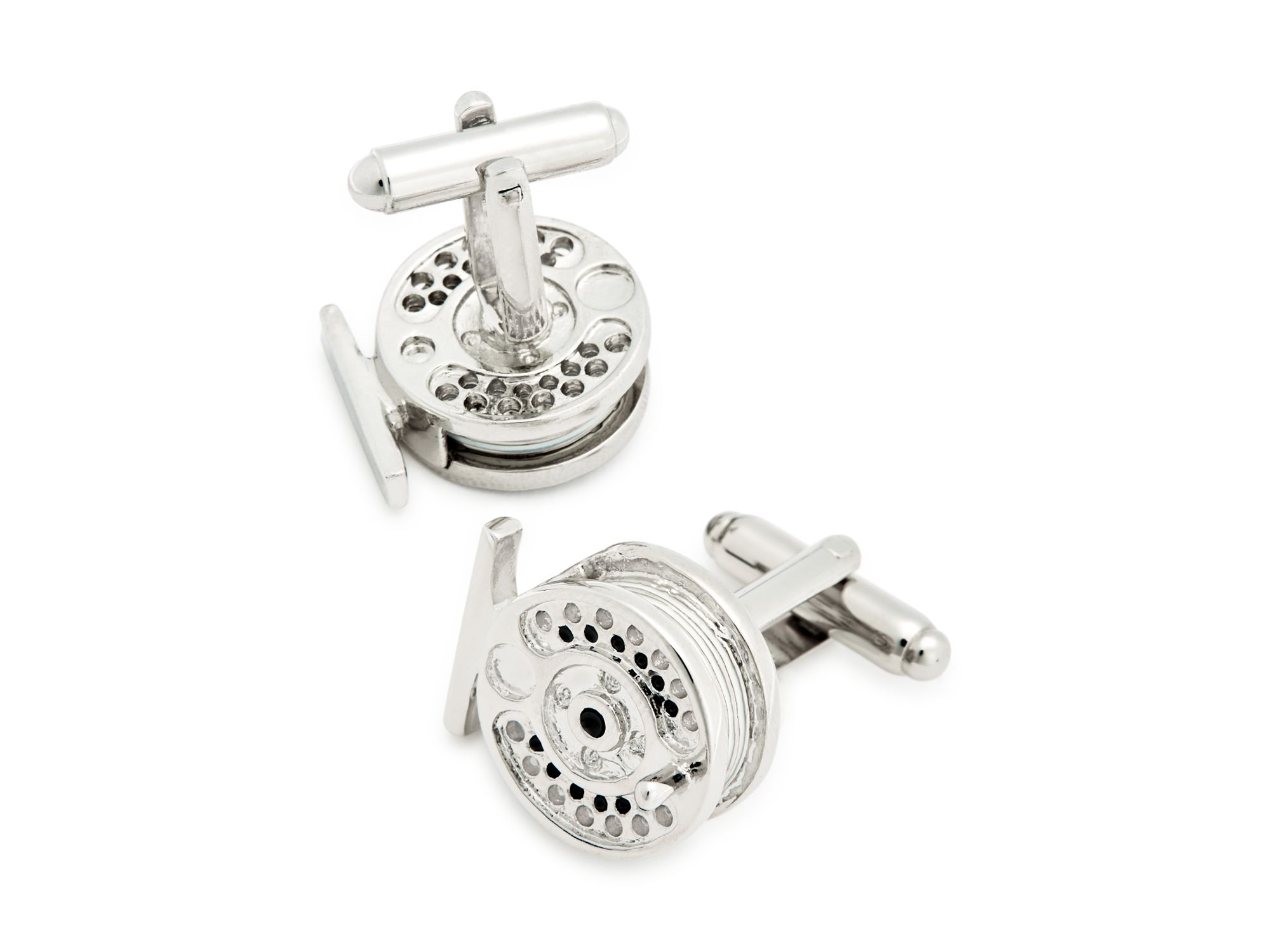 Fly-Fishing Reel Cufflinks - Image 1